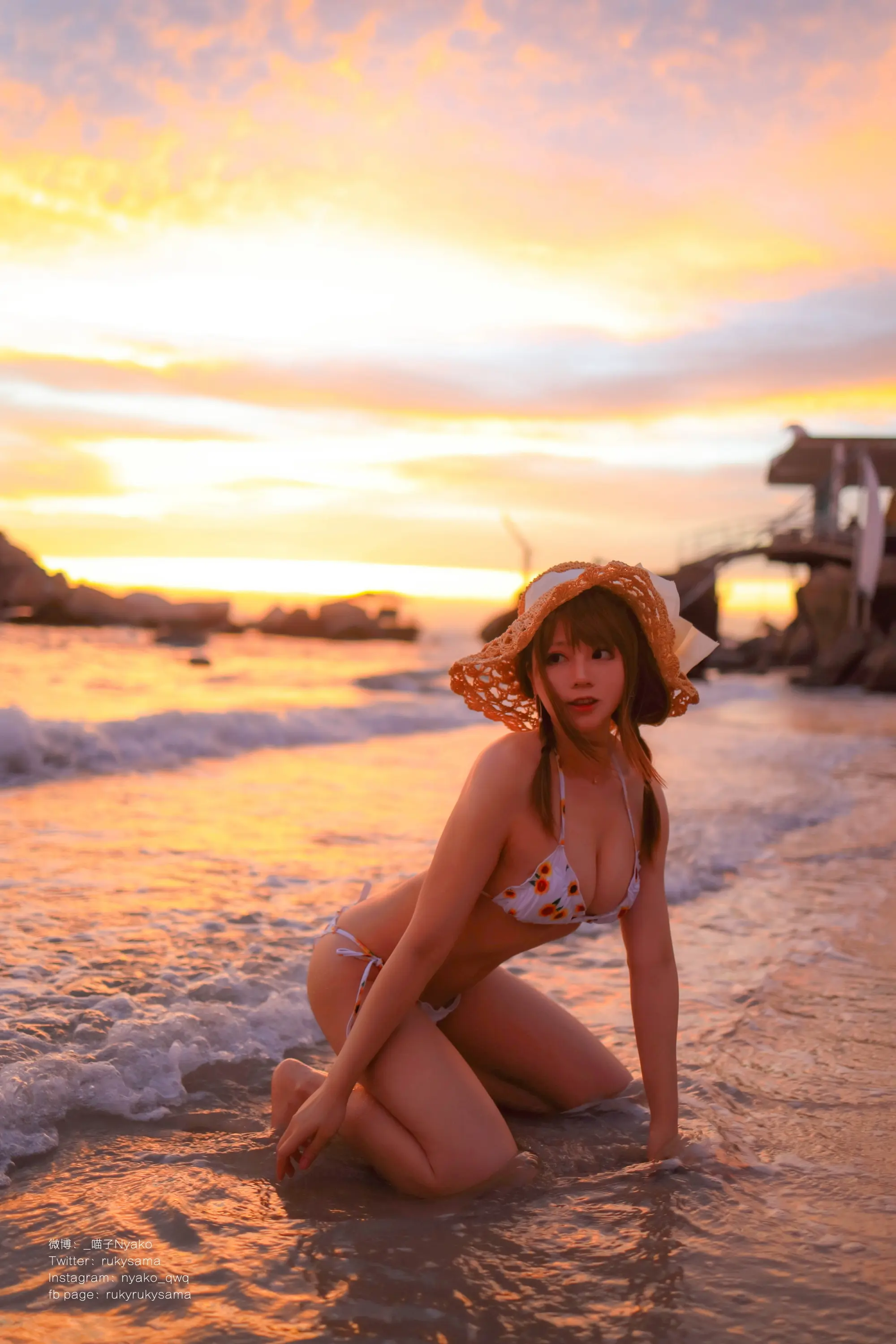 Nyako喵子 向日葵比基尼 [66P]