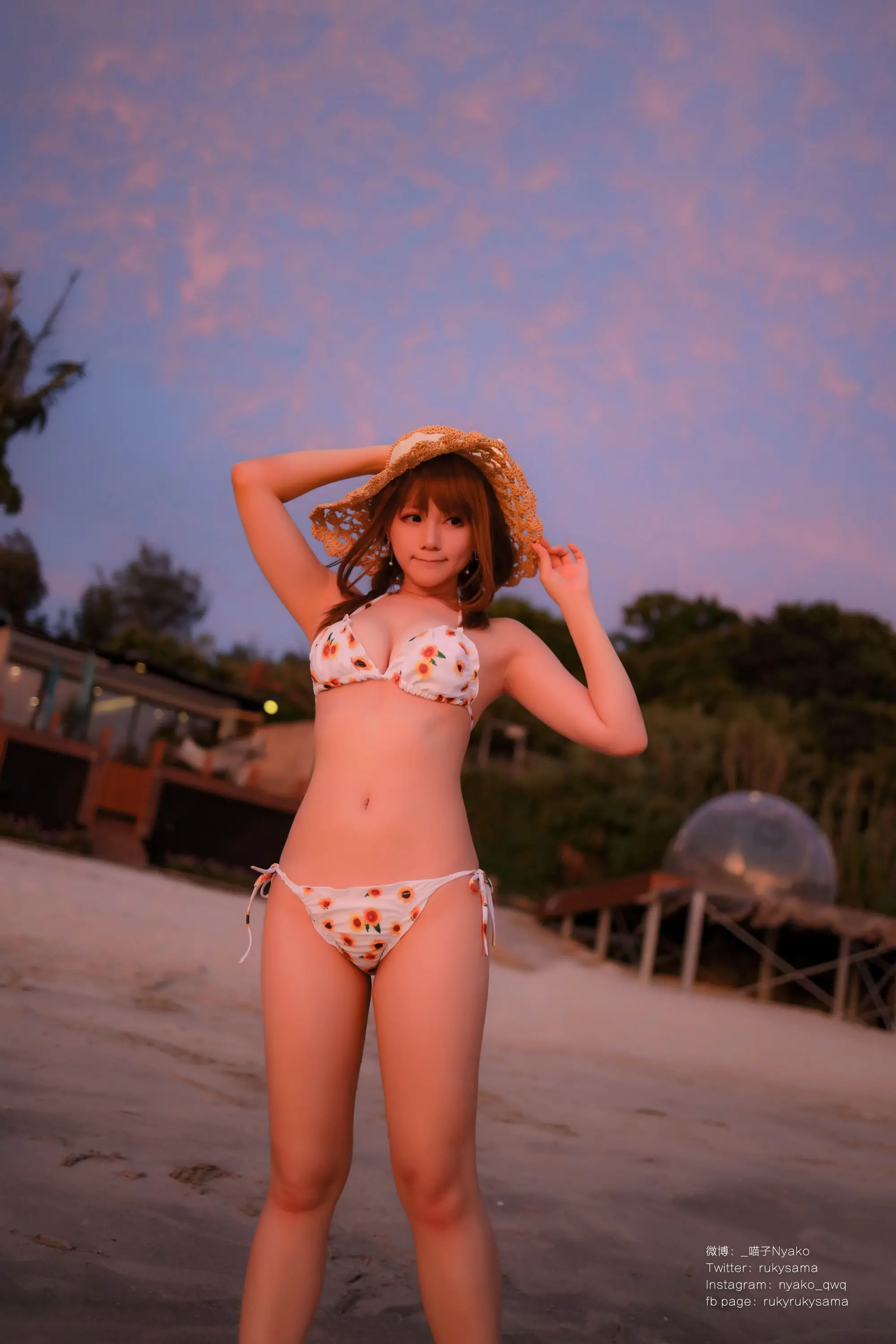 Nyako喵子 向日葵比基尼 [66P]