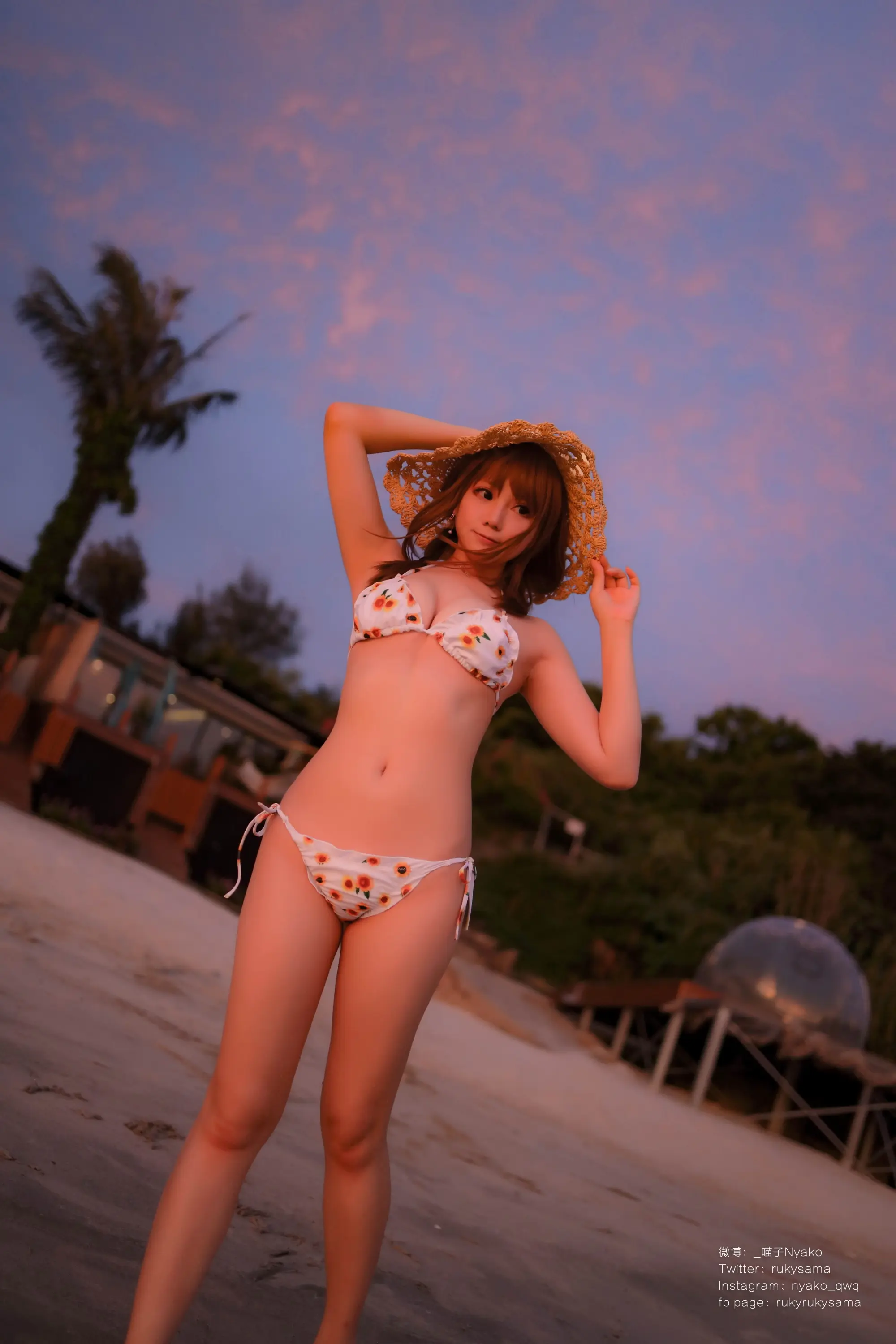 Nyako喵子 向日葵比基尼 [66P]