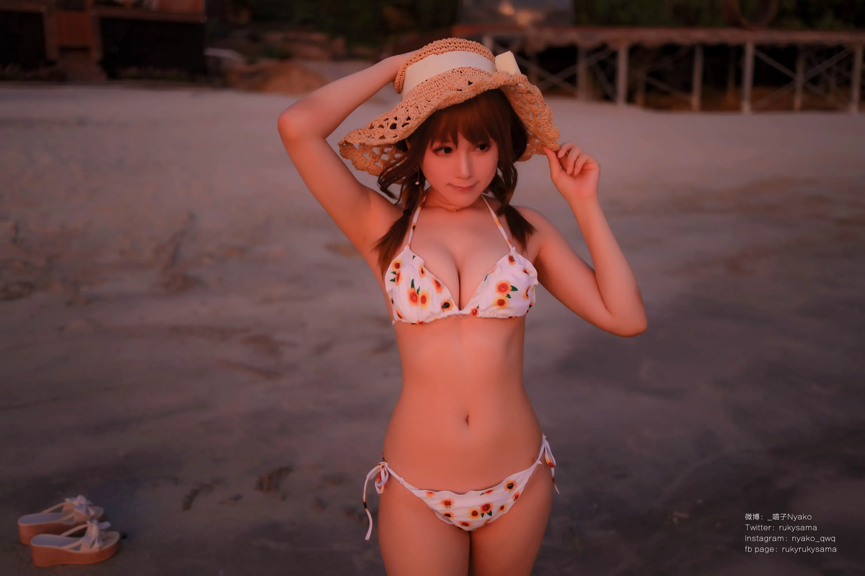 Nyako喵子 向日葵比基尼 [66P]