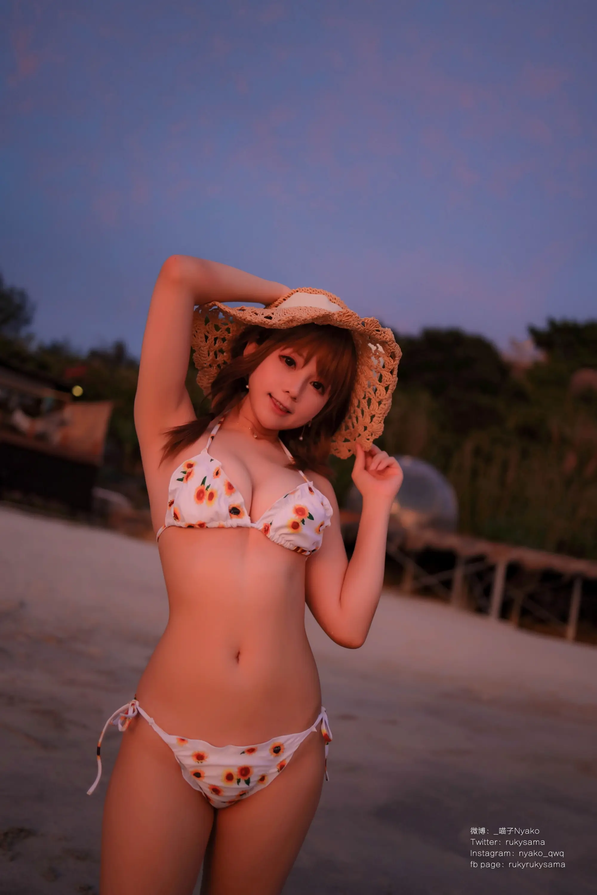 Nyako喵子 向日葵比基尼 [66P]