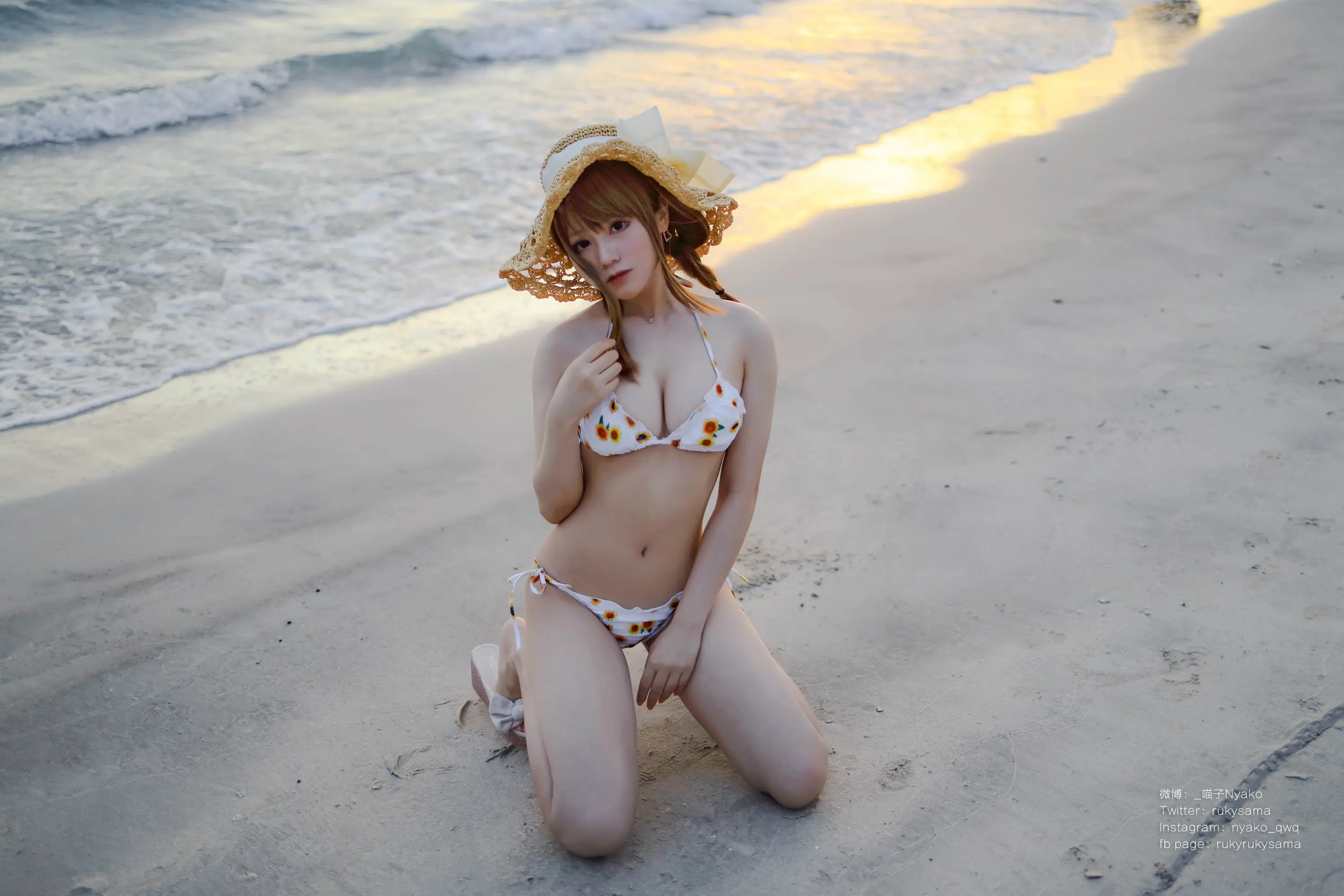 Nyako喵子 向日葵比基尼 [66P]