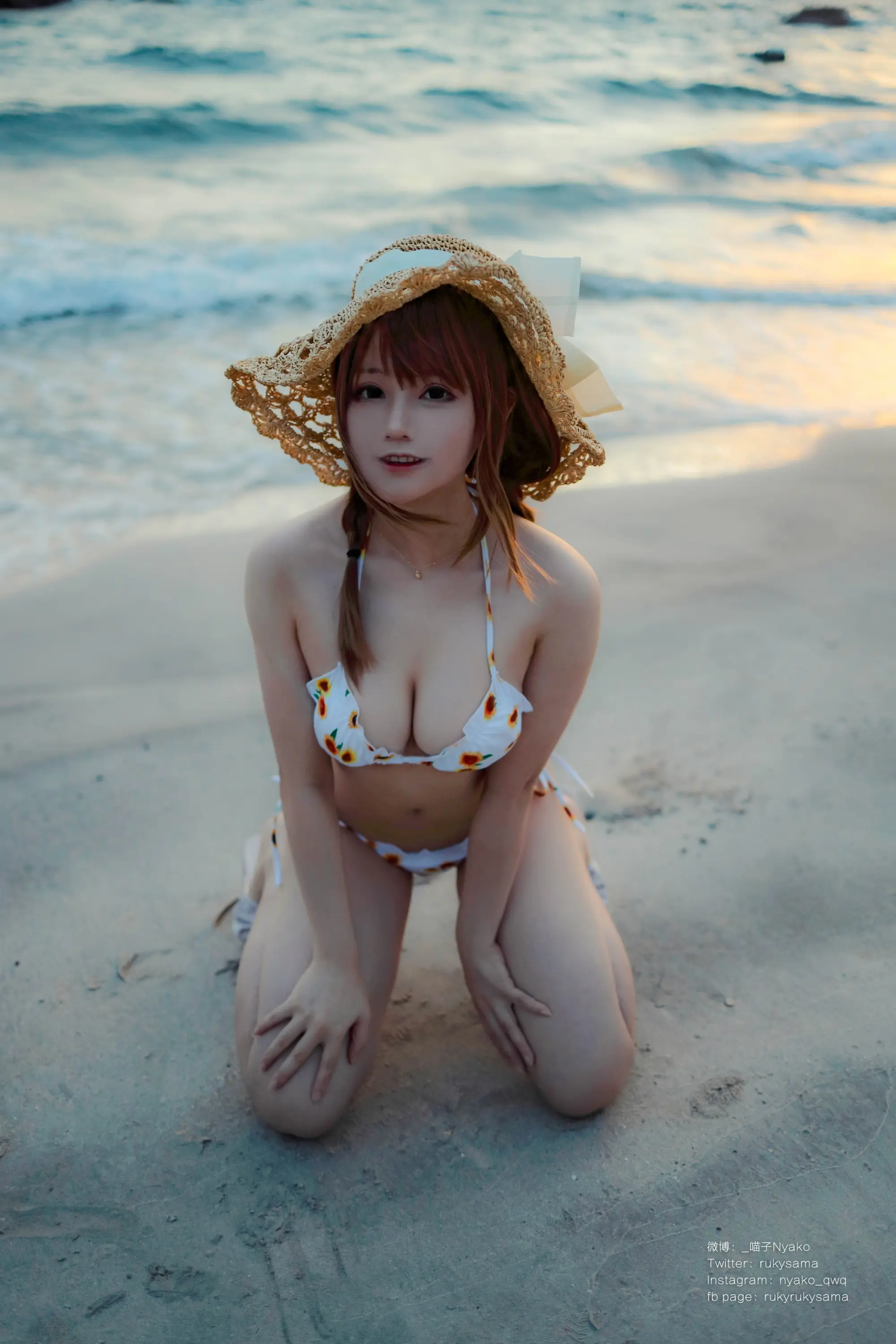 Nyako喵子 向日葵比基尼 [66P]