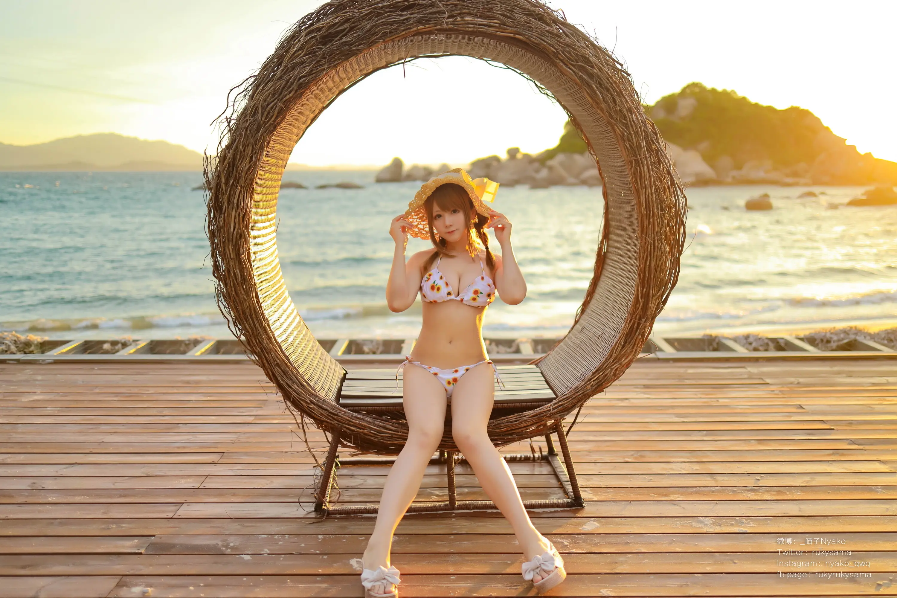 Nyako喵子 向日葵比基尼 [66P]