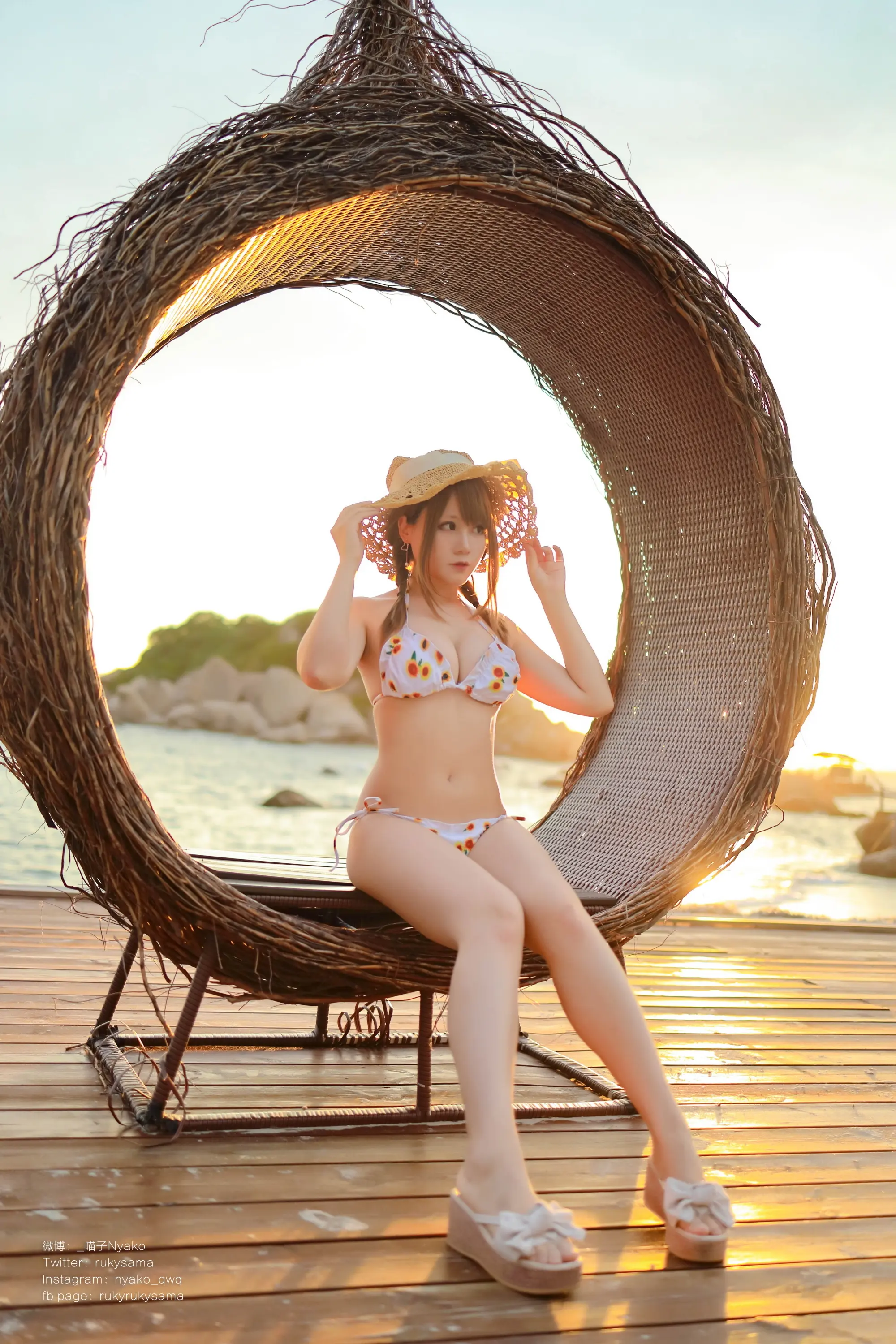 Nyako喵子 向日葵比基尼 [66P]