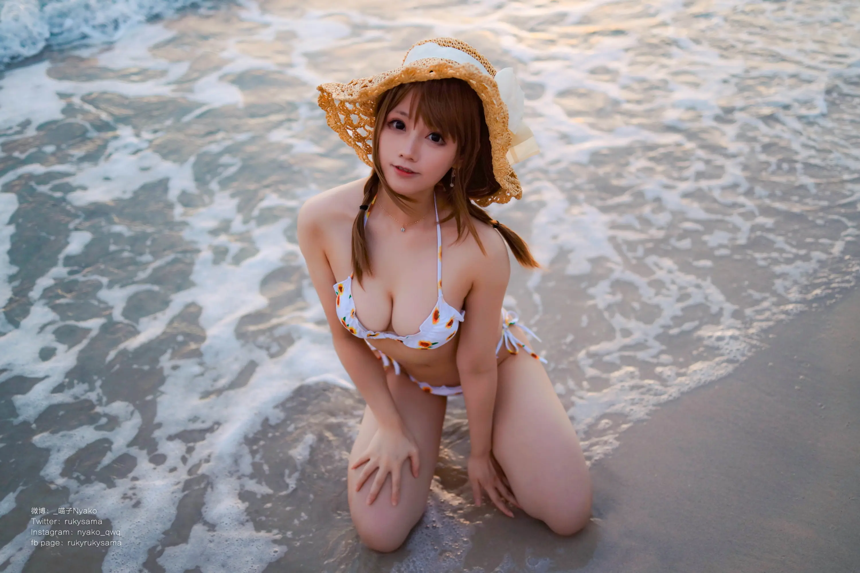 Nyako喵子 向日葵比基尼 [66P]