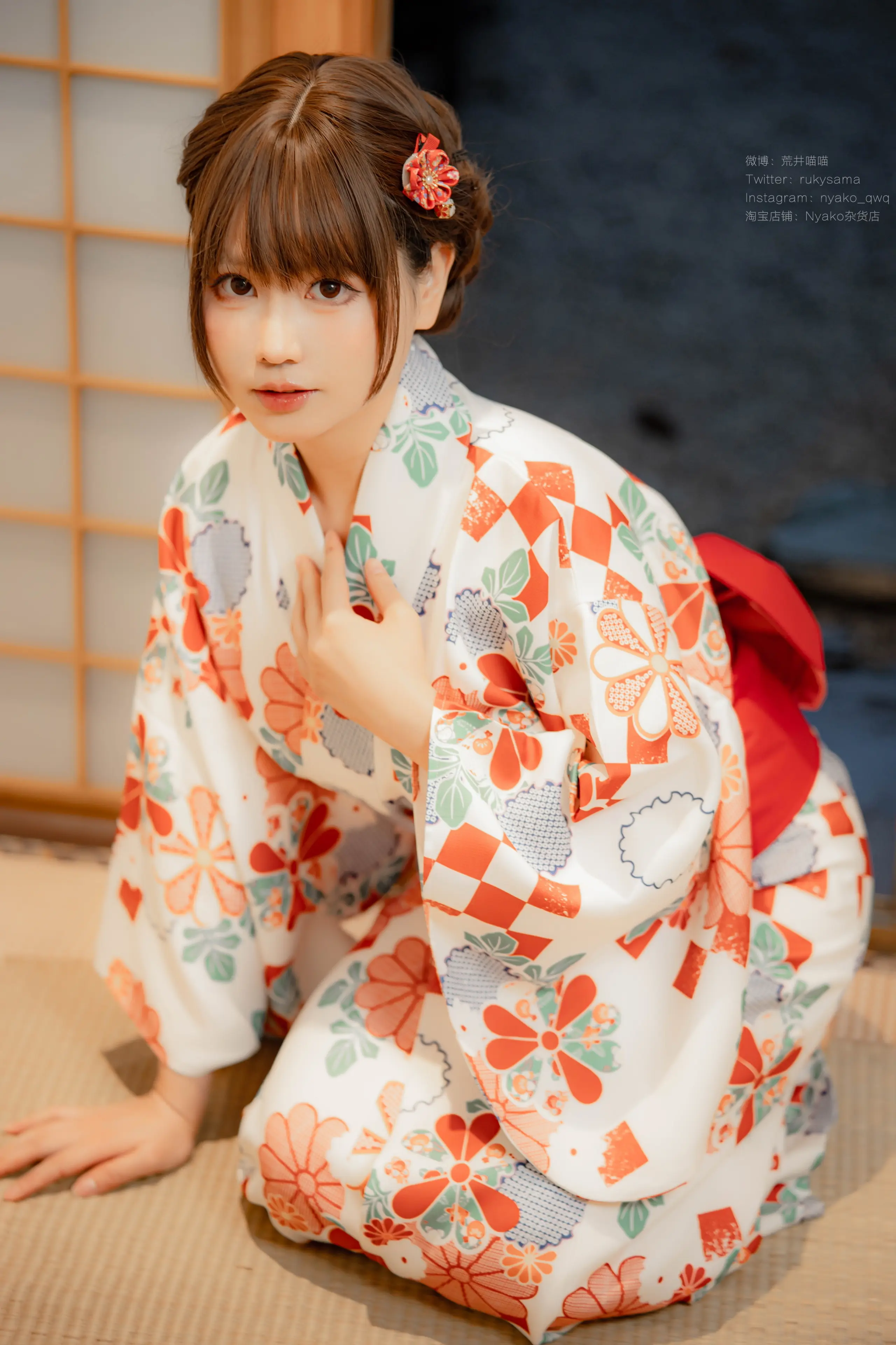 Nyako喵子 和风烂漫 浴衣 [152P]