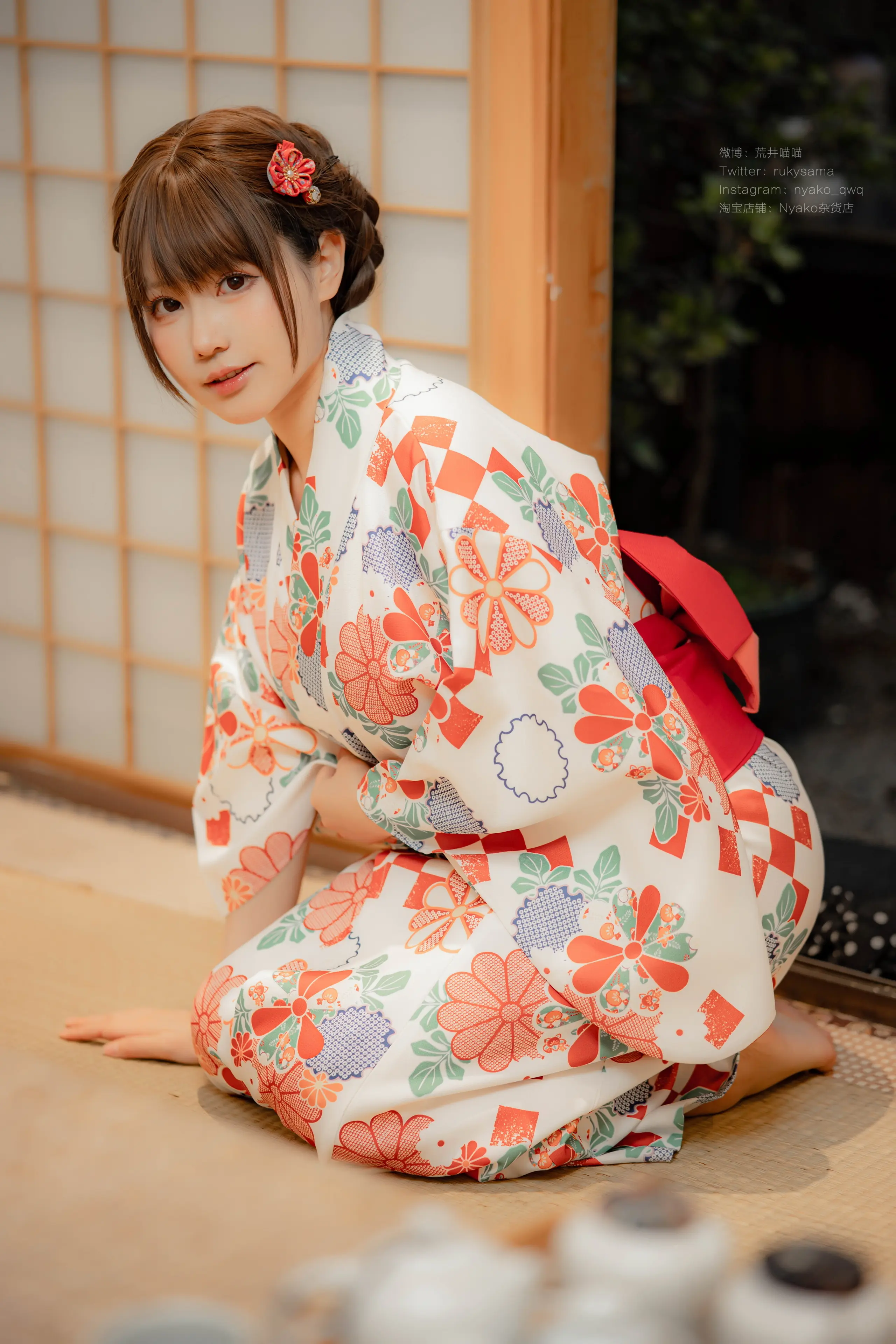 Nyako喵子 和风烂漫 浴衣 [152P]