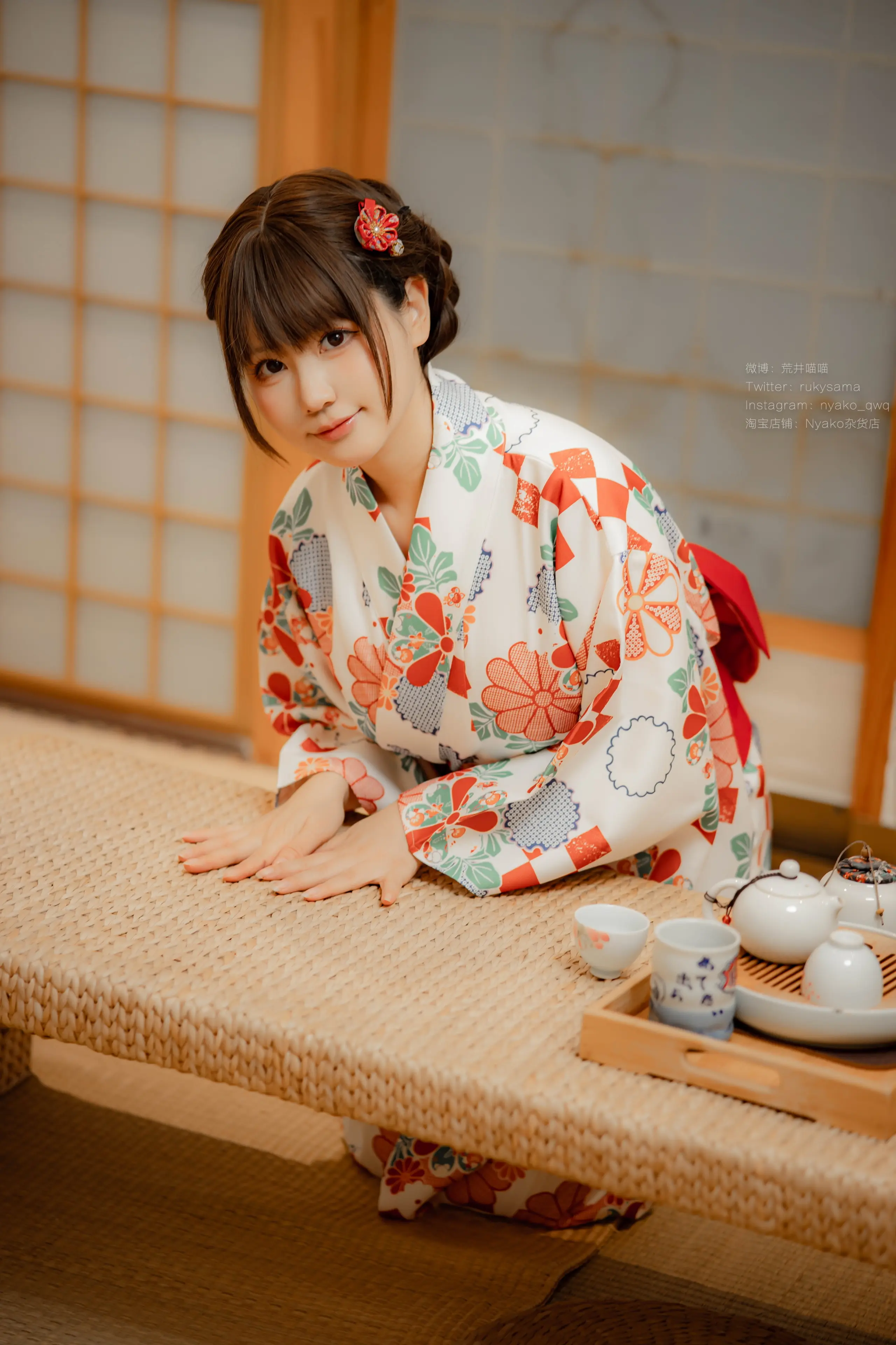 Nyako喵子 和风烂漫 浴衣 [152P]