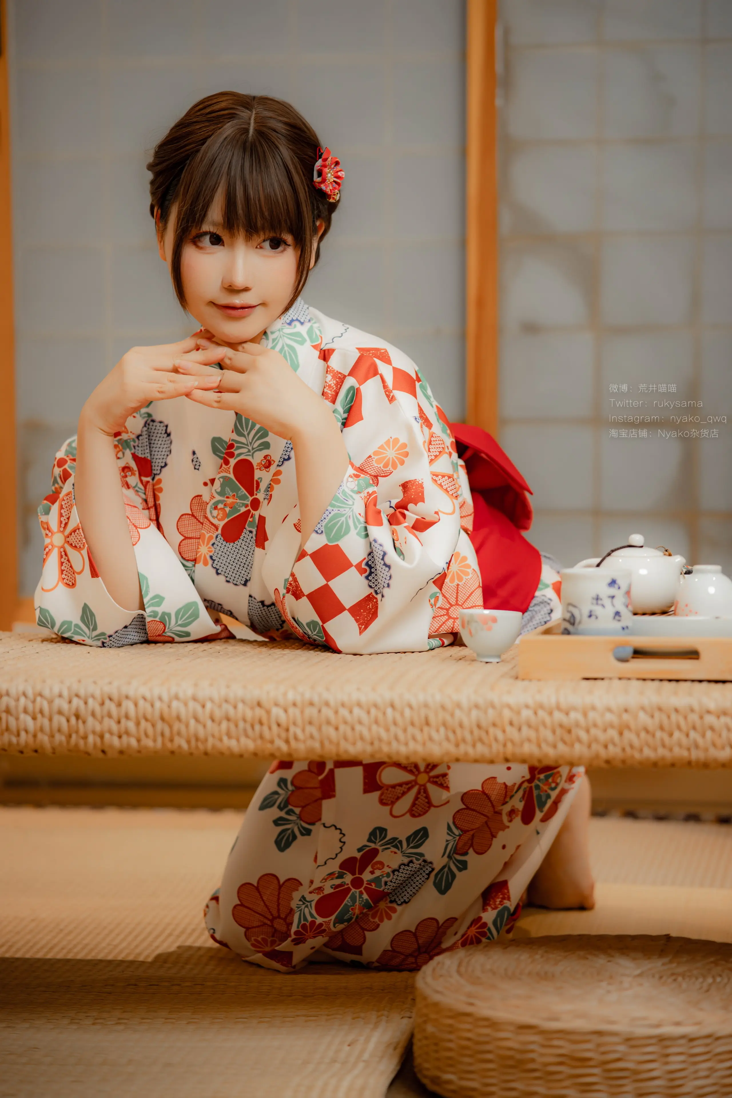 Nyako喵子 和风烂漫 浴衣 [152P]