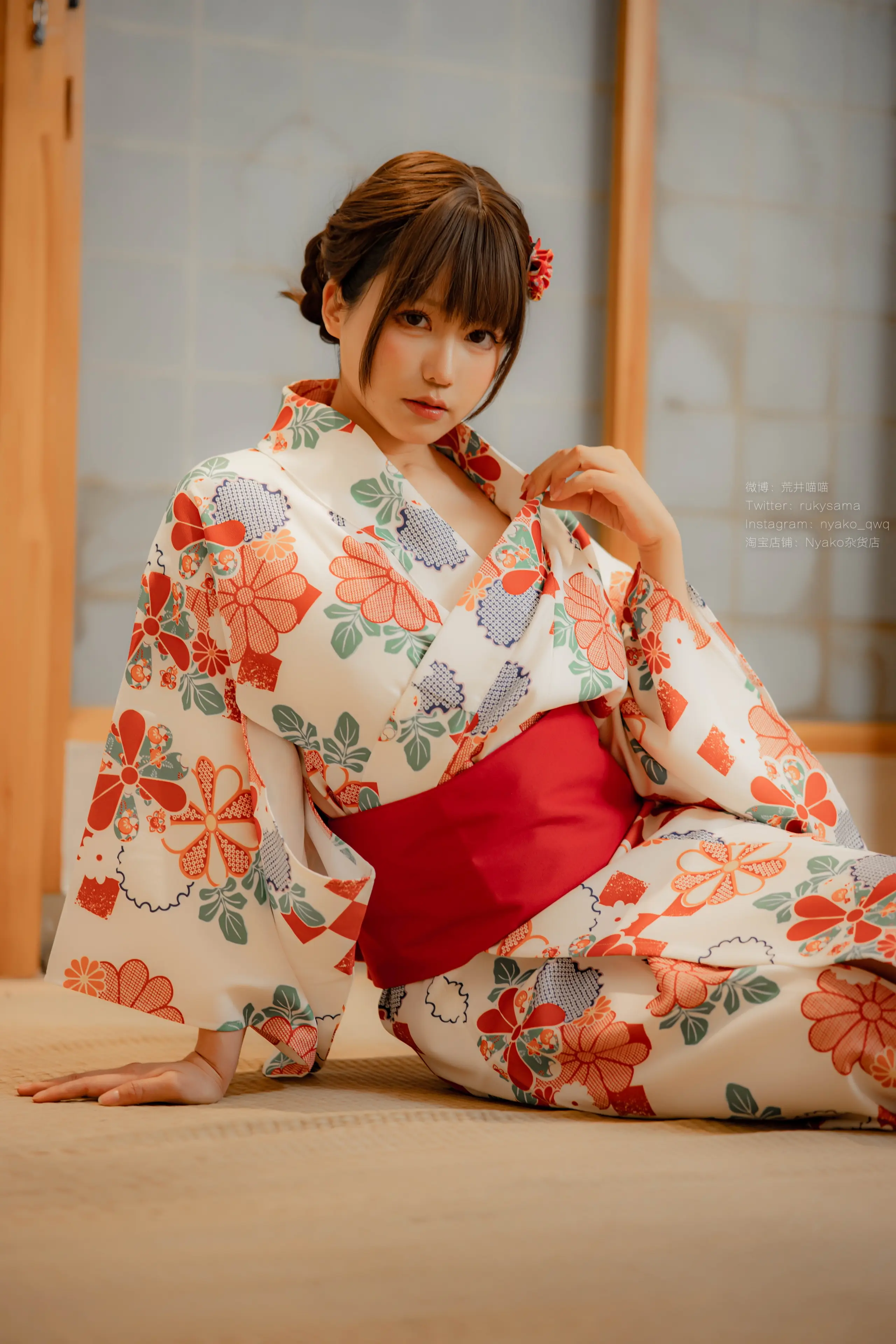 Nyako喵子 和风烂漫 浴衣 [152P]