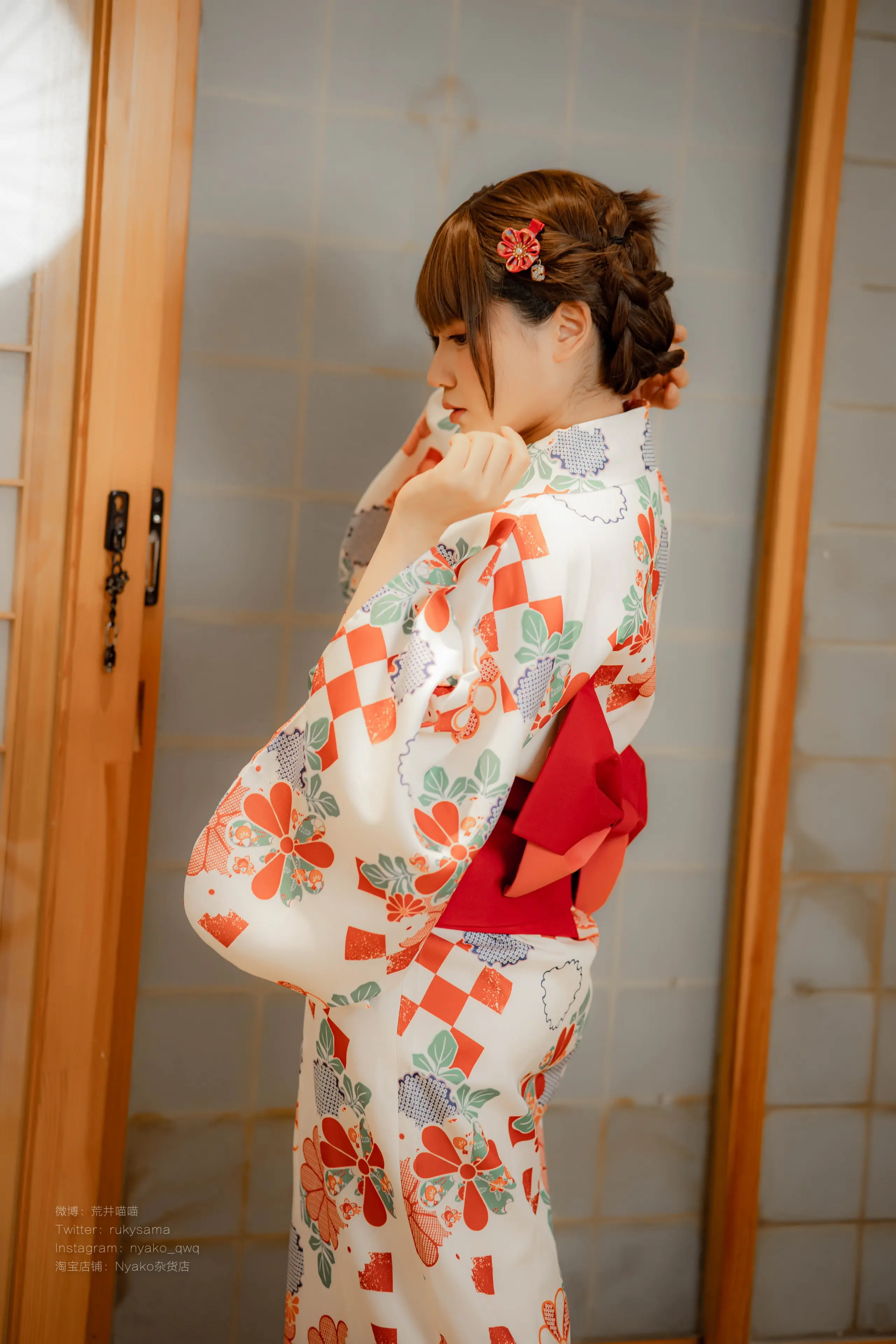 Nyako喵子 和风烂漫 浴衣 [152P]