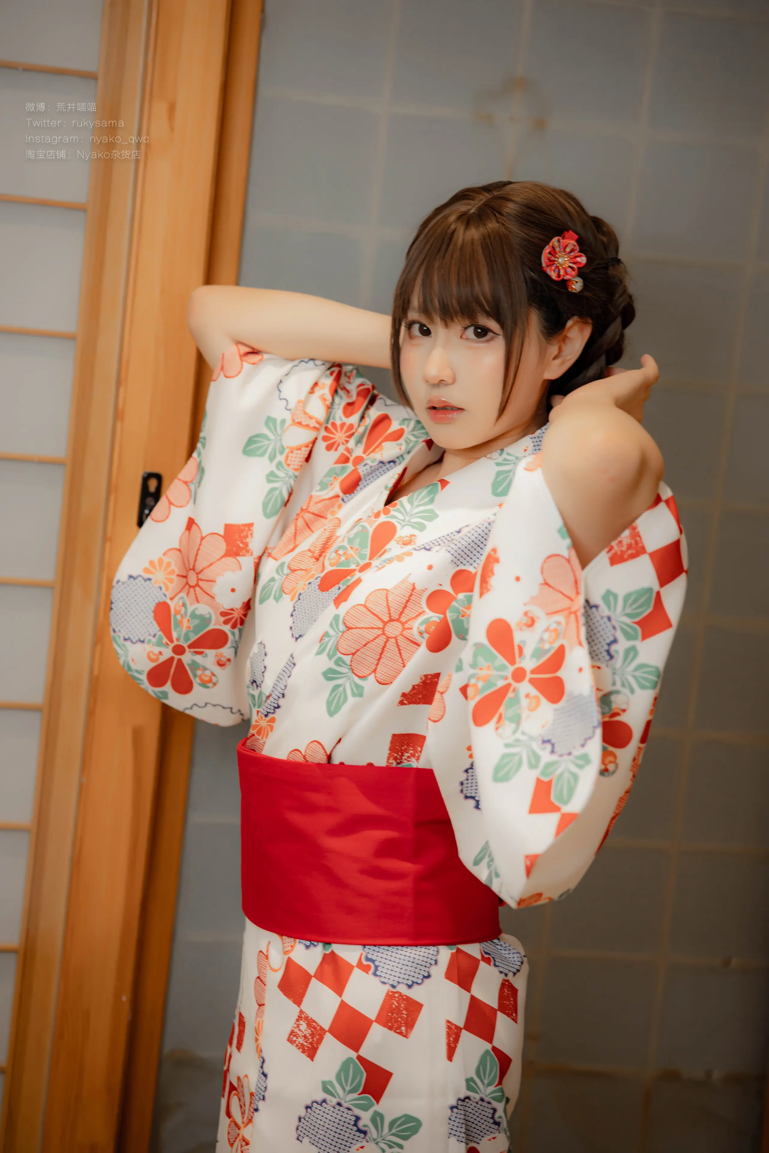 Nyako喵子 和风烂漫 浴衣 [152P]