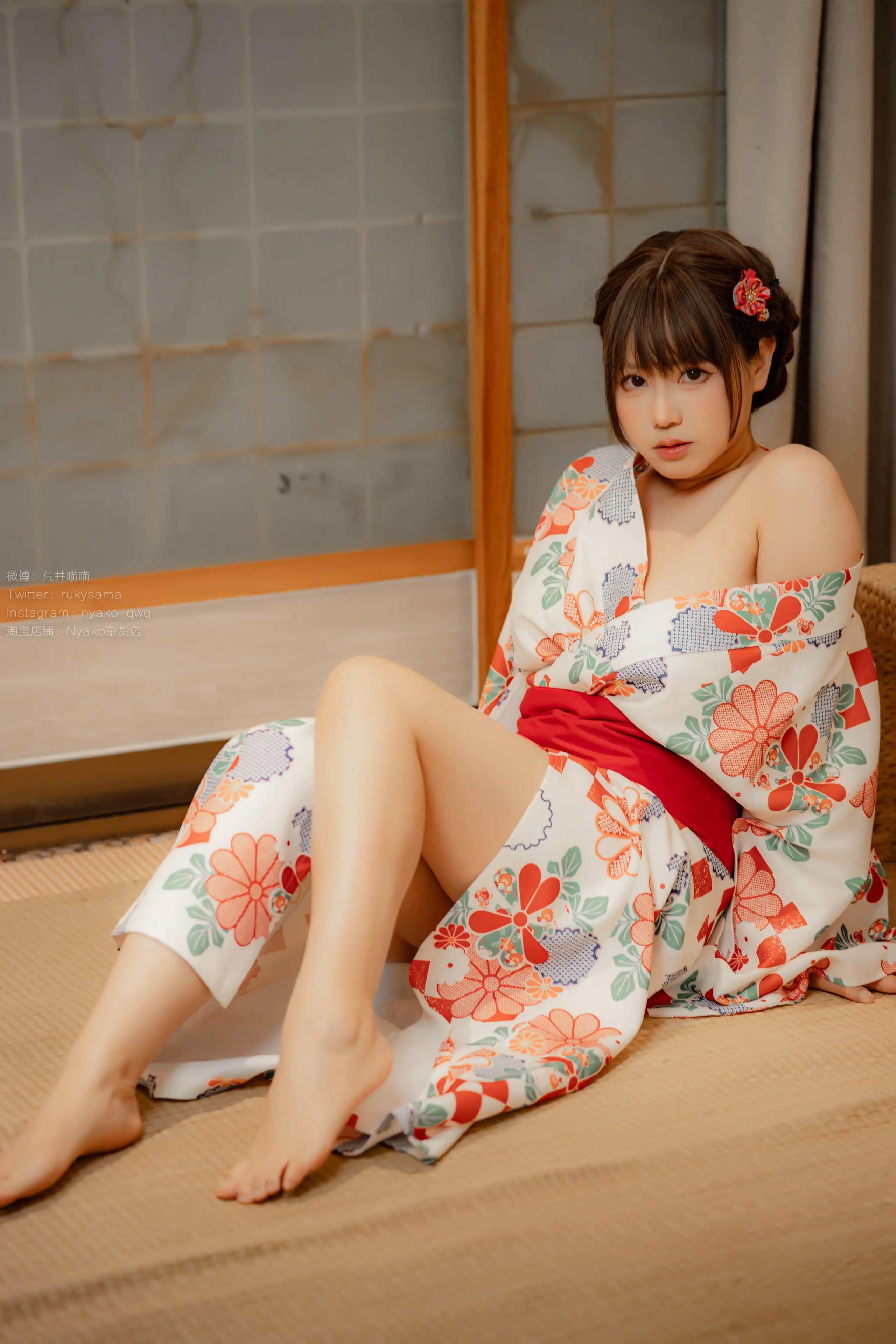 Nyako喵子 和风烂漫 浴衣 [152P]