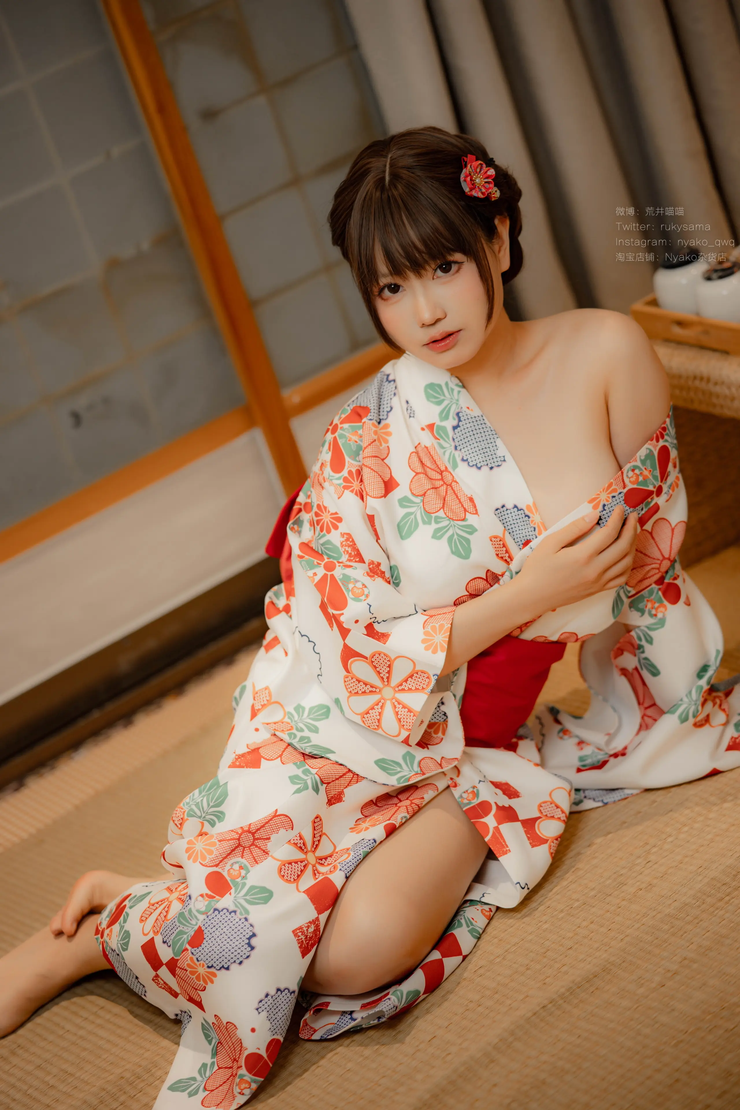 Nyako喵子 和风烂漫 浴衣 [152P]