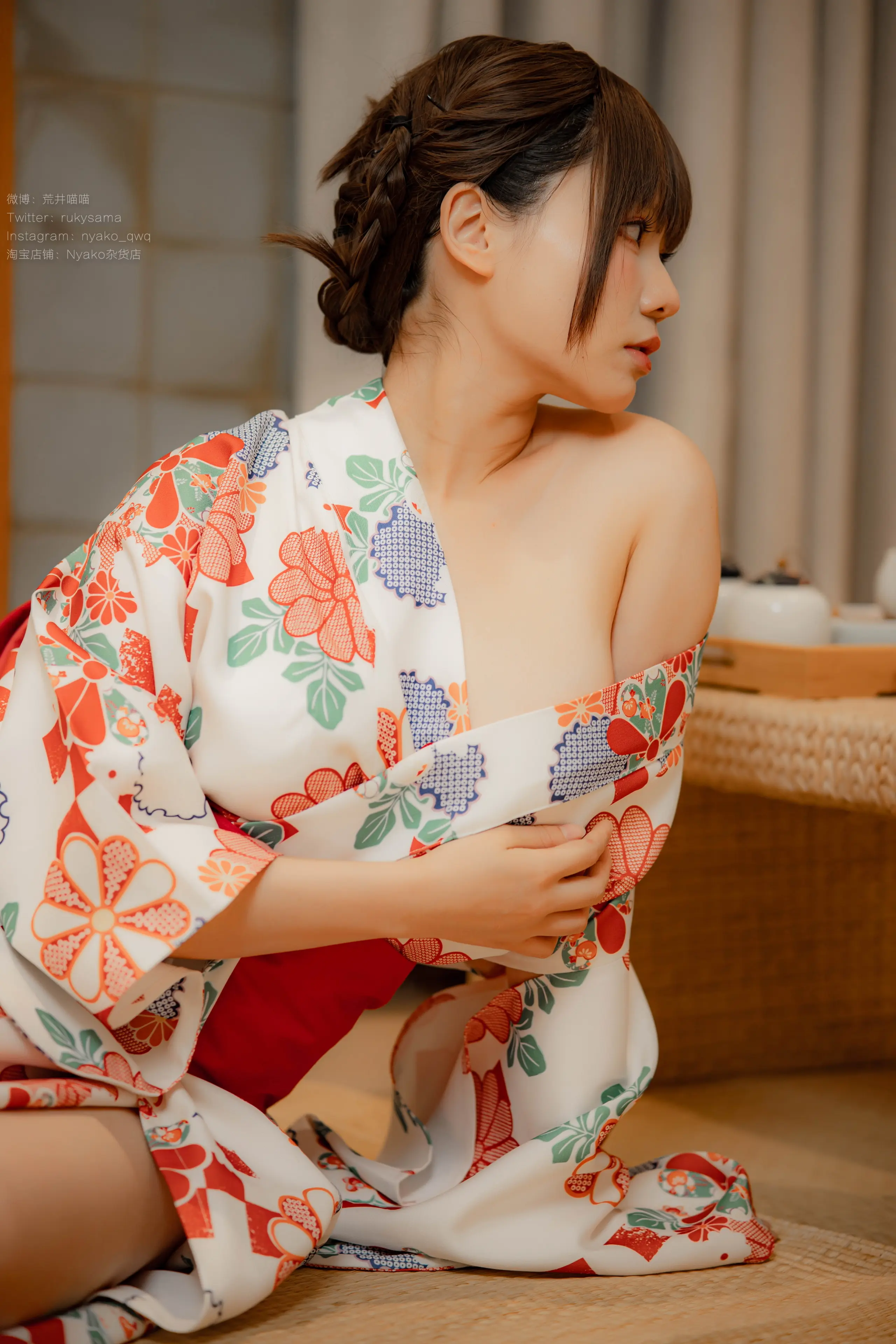 Nyako喵子 和风烂漫 浴衣 [152P]