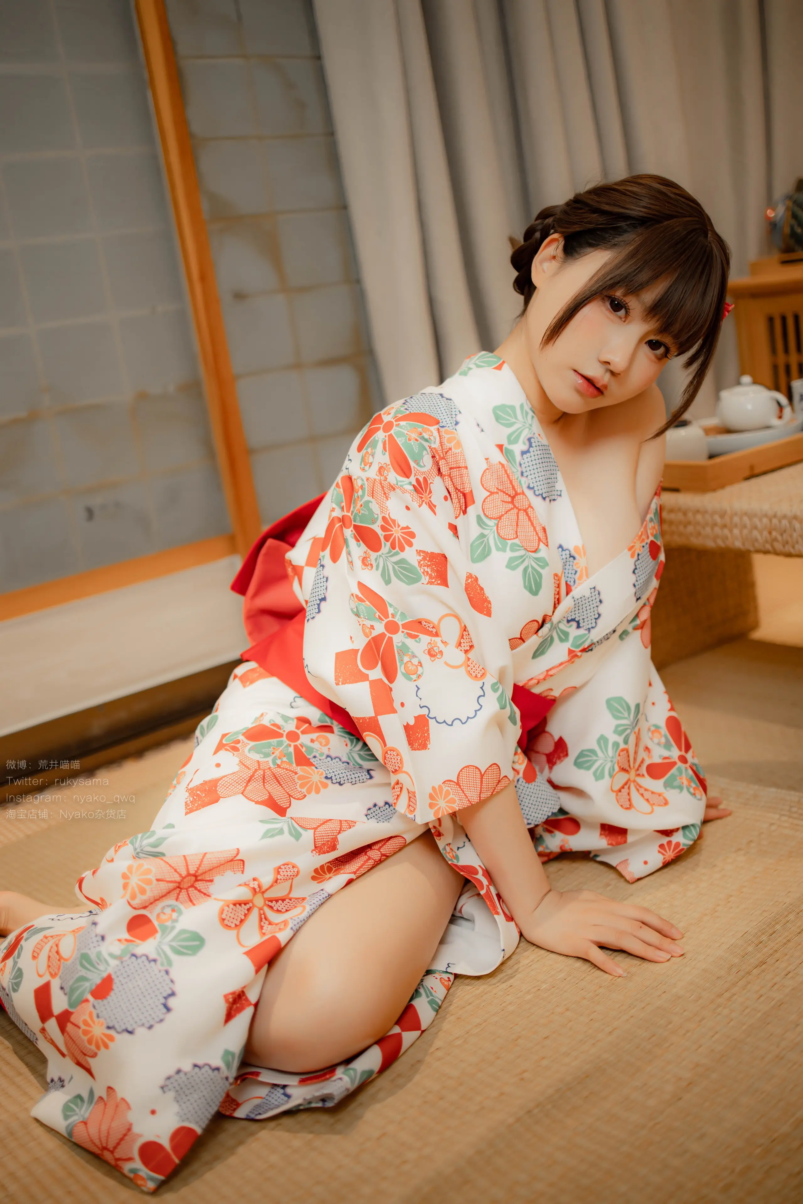 Nyako喵子 和风烂漫 浴衣 [152P]