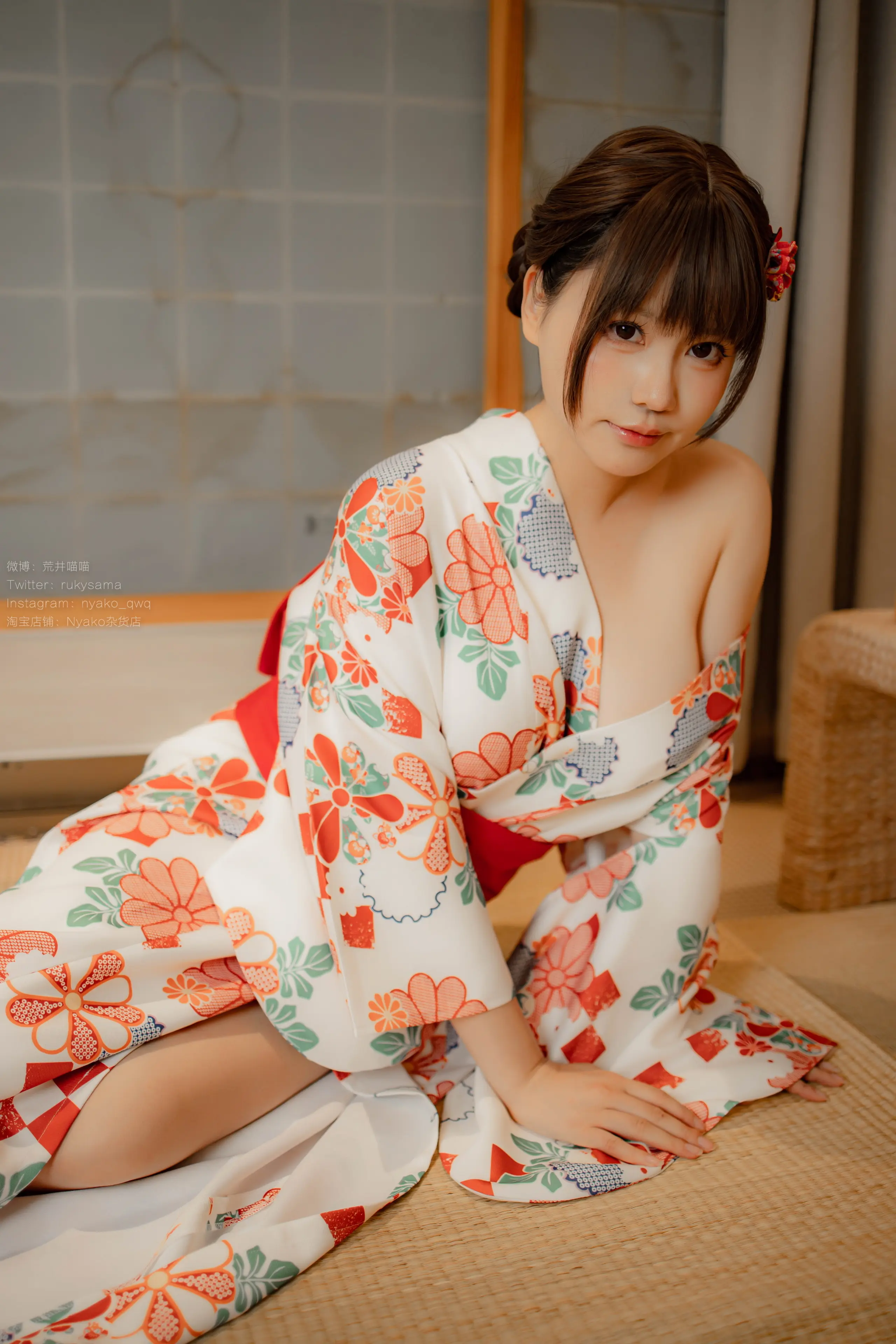 Nyako喵子 和风烂漫 浴衣 [152P]