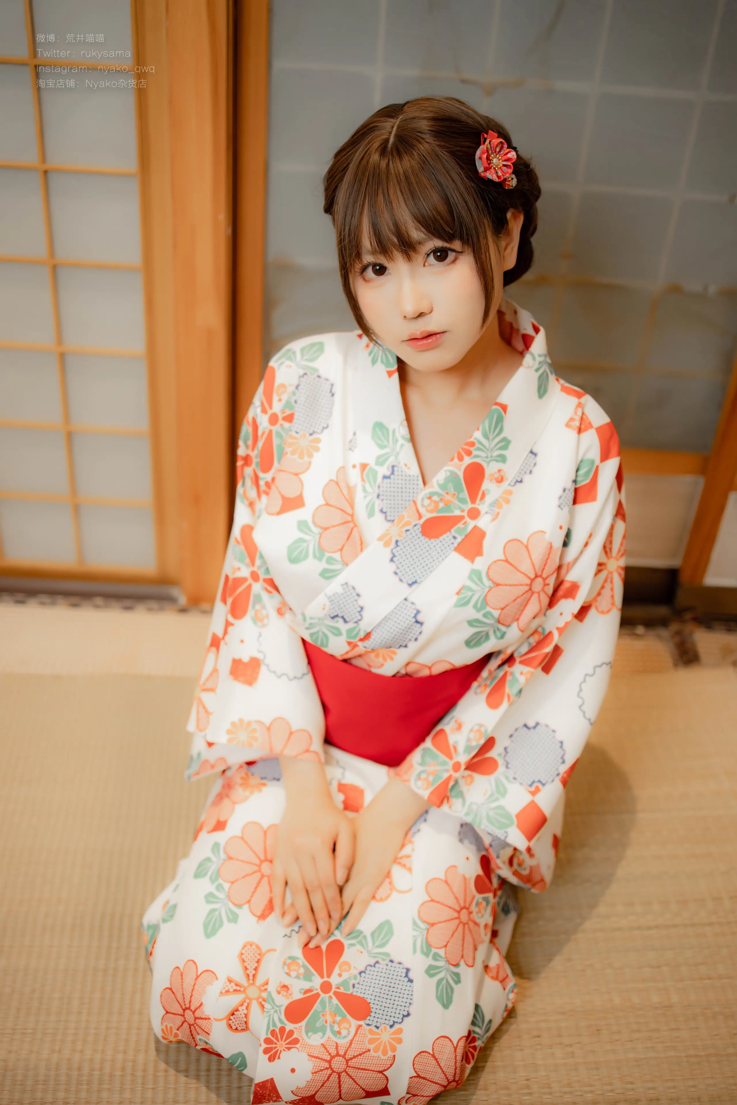 Nyako喵子 和风烂漫 浴衣 [152P]