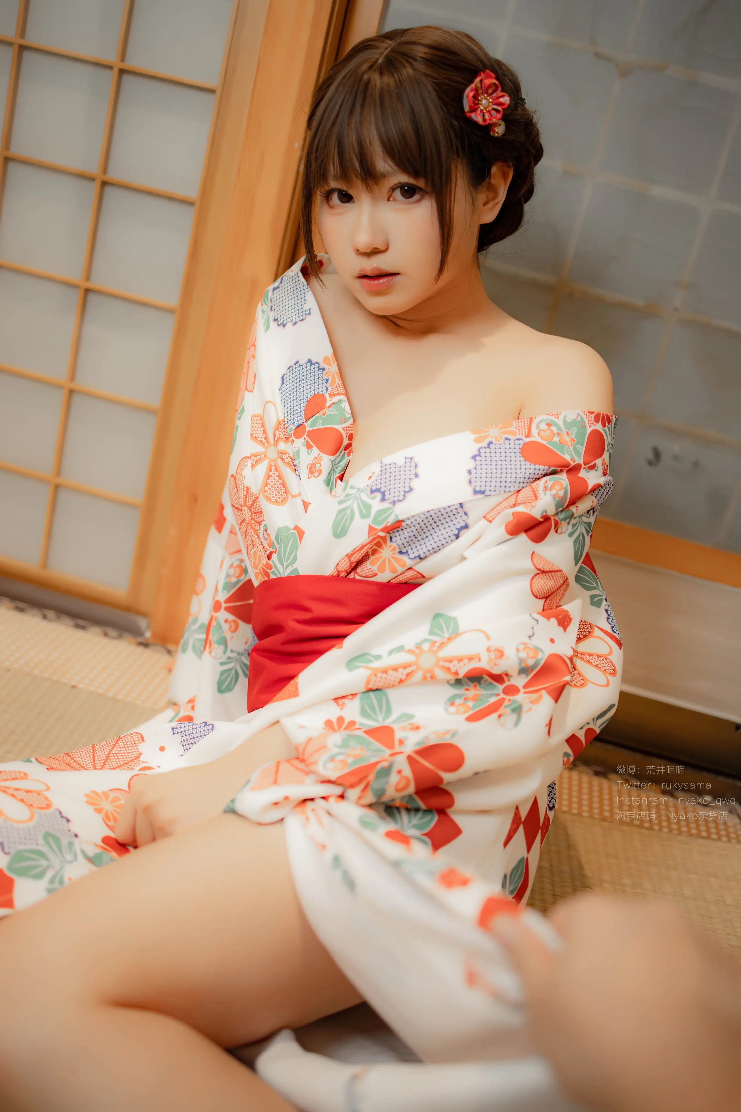 Nyako喵子 和风烂漫 浴衣 [152P]