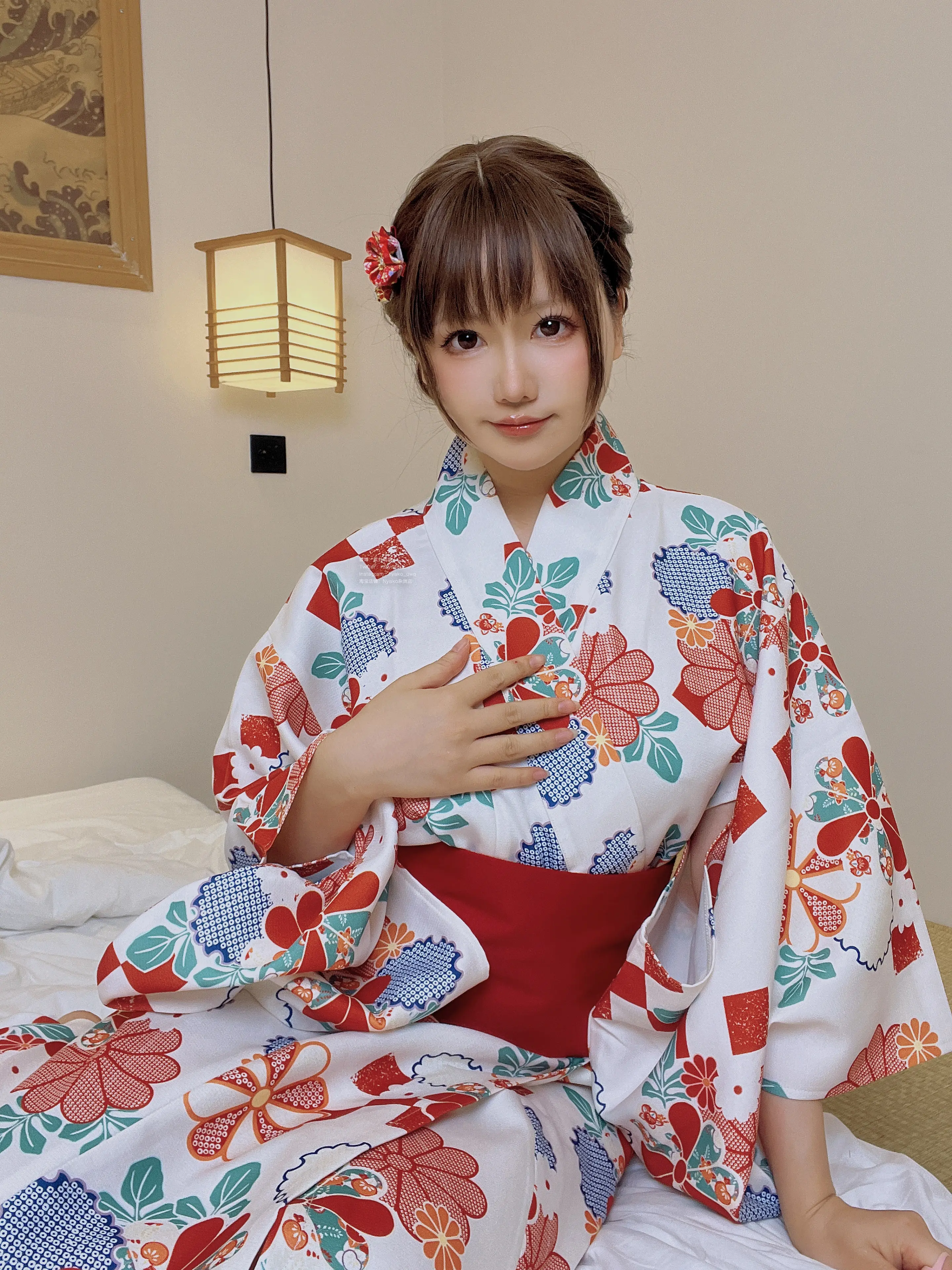 Nyako喵子 和风烂漫 浴衣 [152P]