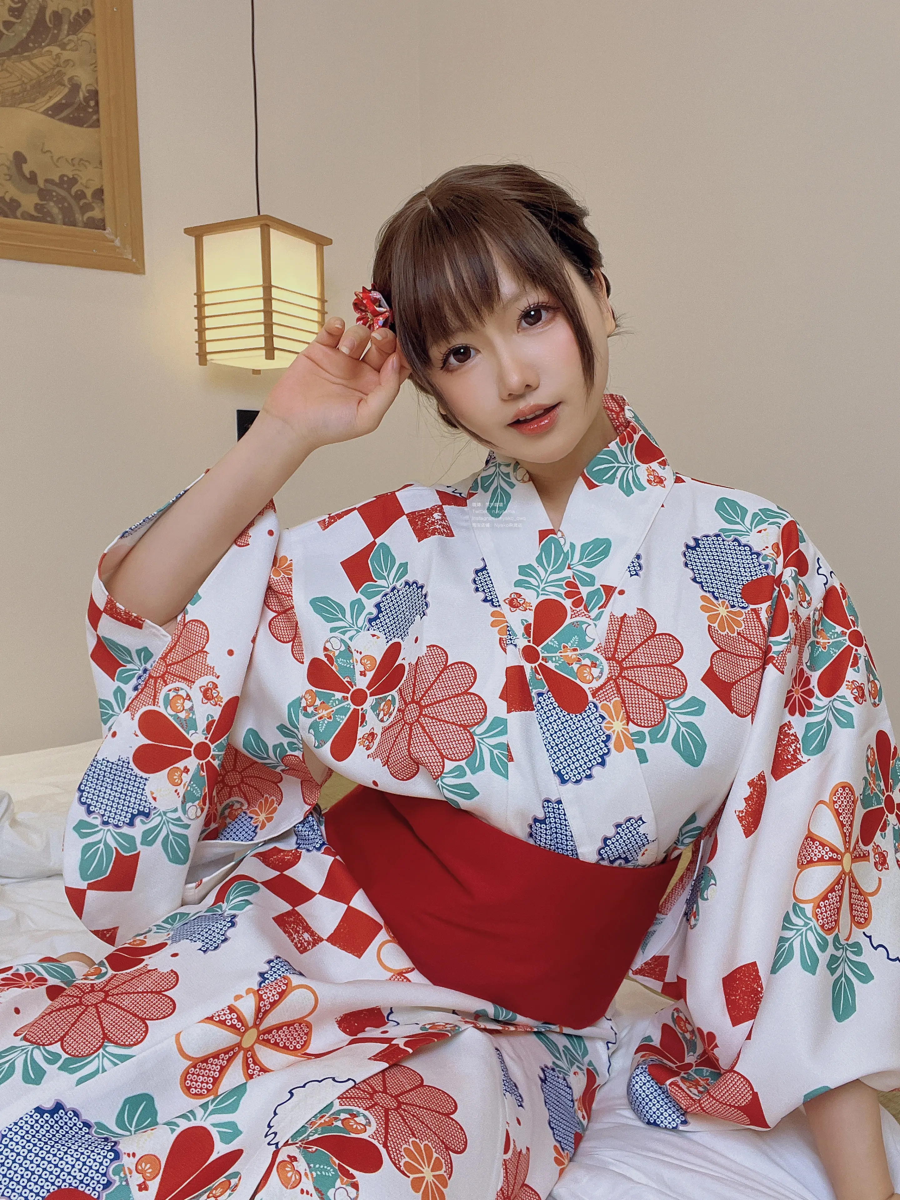 Nyako喵子 和风烂漫 浴衣 [152P]