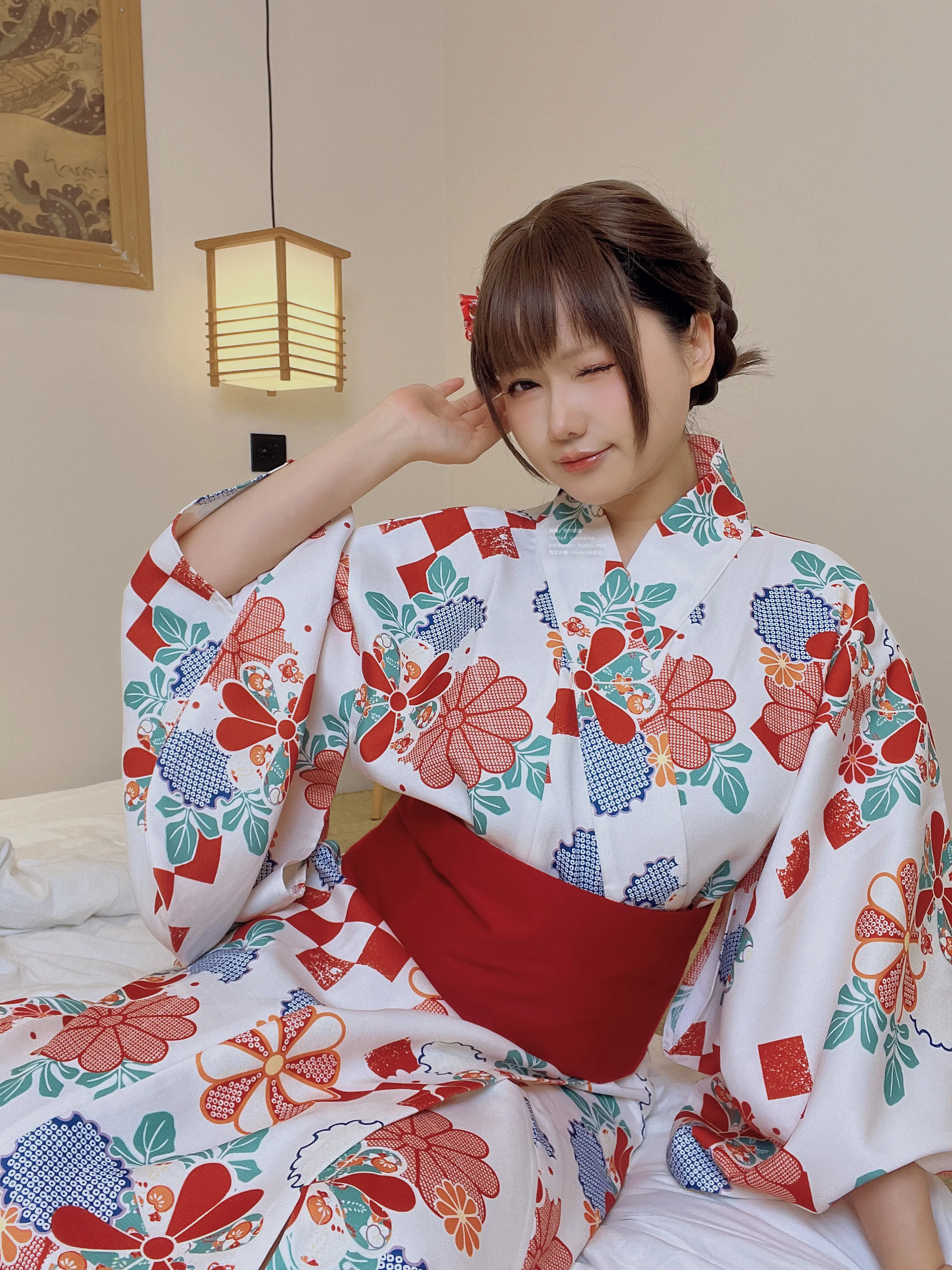 Nyako喵子 和风烂漫 浴衣 [152P]