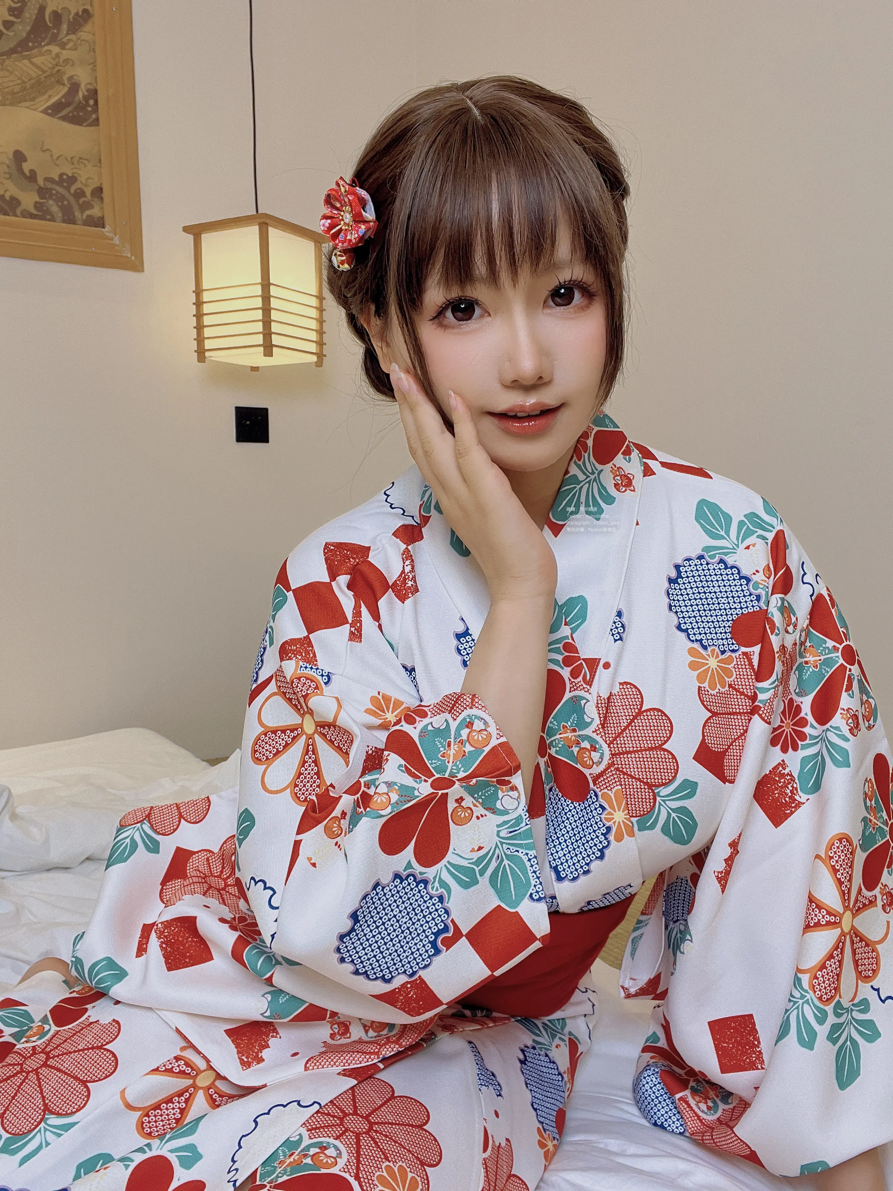 Nyako喵子 和风烂漫 浴衣 [152P]