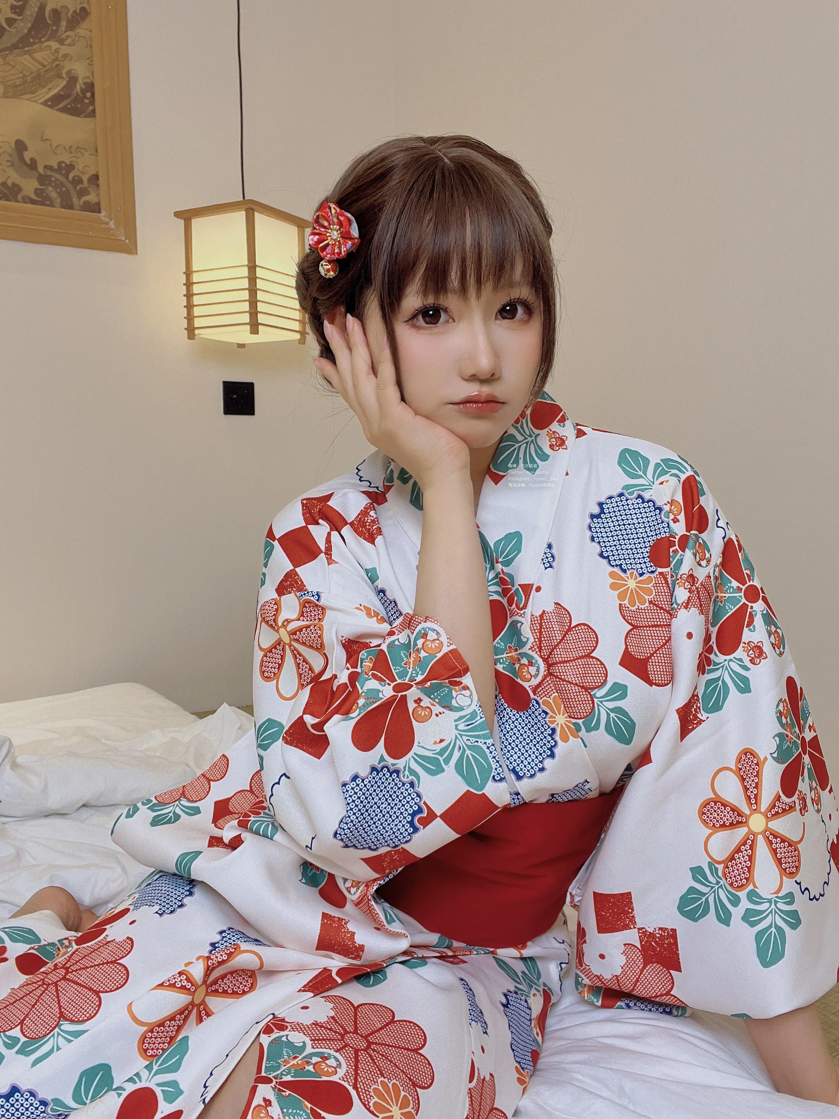 Nyako喵子 和风烂漫 浴衣 [152P]