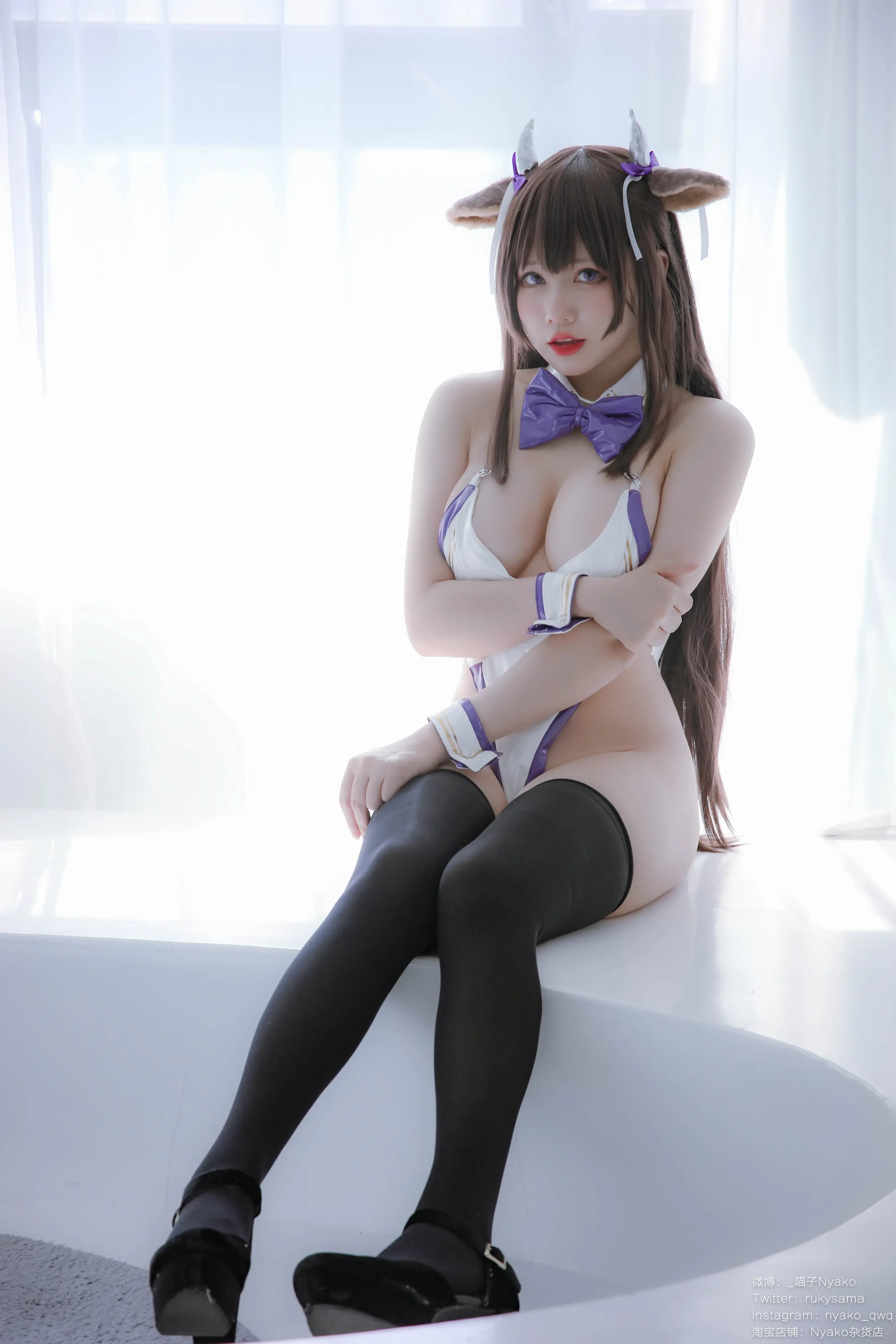 Nyako喵子 樫野本 牛牛赌场女郎 [113P]