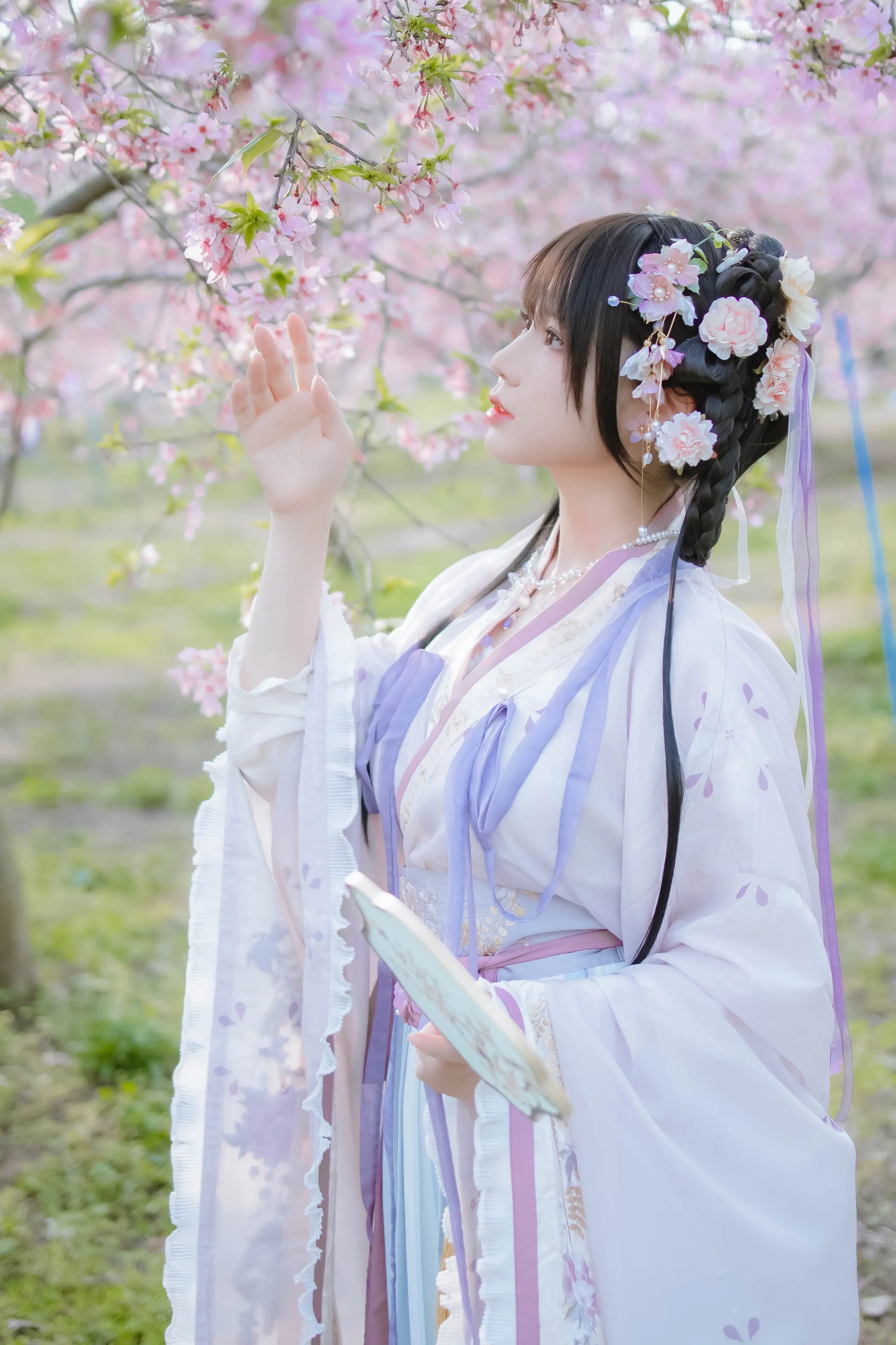 Nyako喵子 樱花汉服 花神祈愿 [52P]