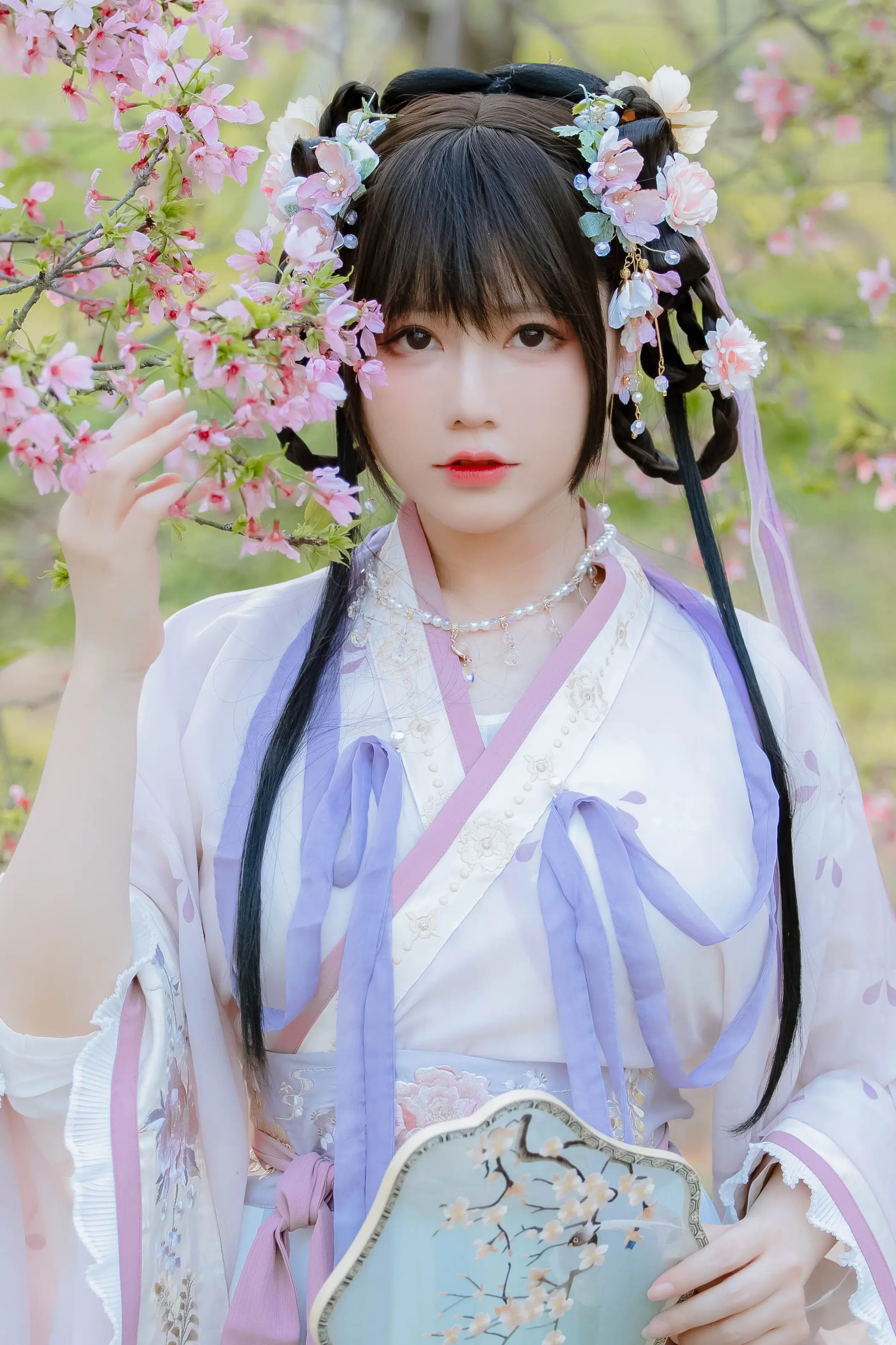 Nyako喵子 樱花汉服 花神祈愿 [52P]