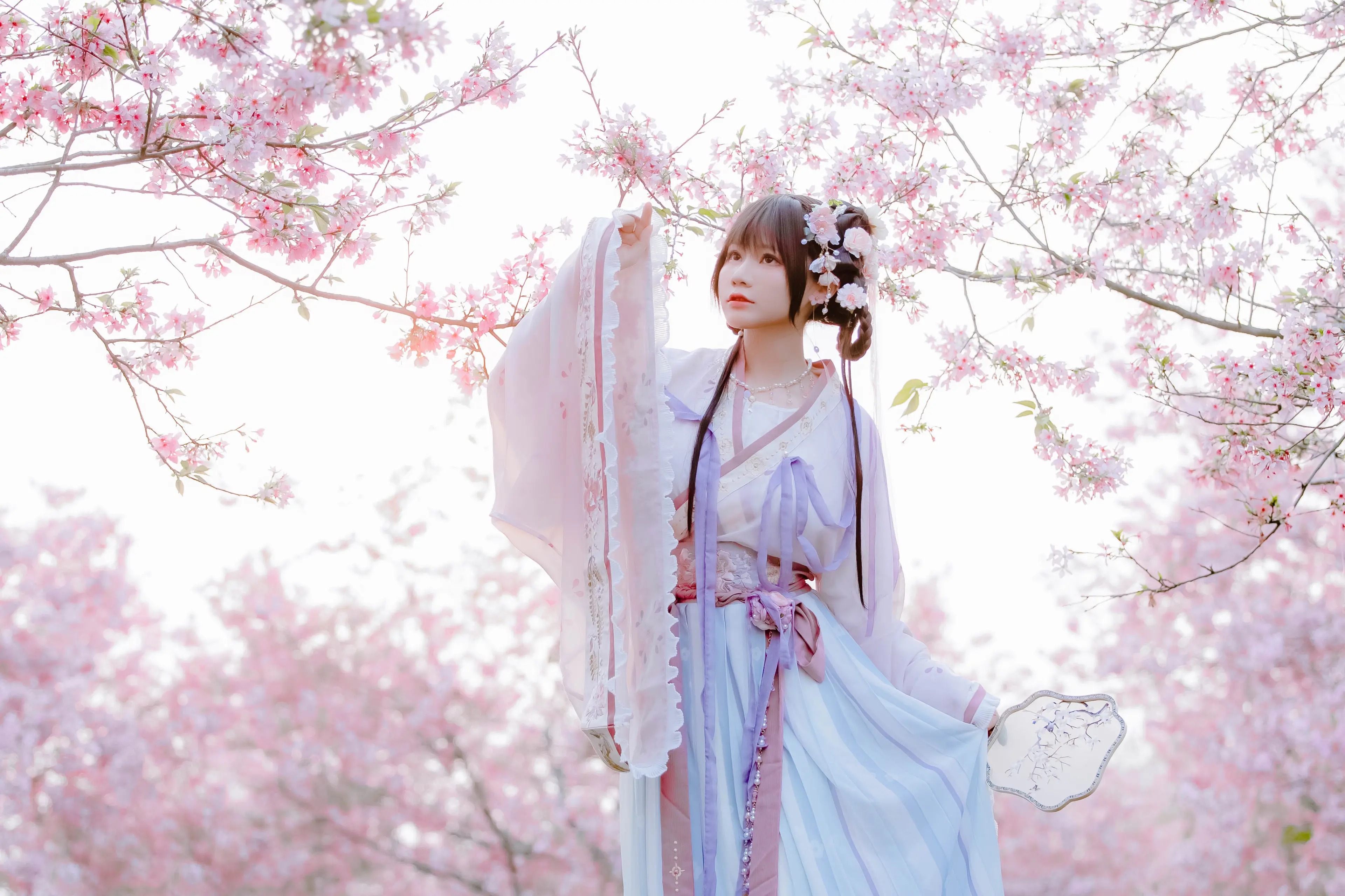 Nyako喵子 樱花汉服 花神祈愿 [52P]