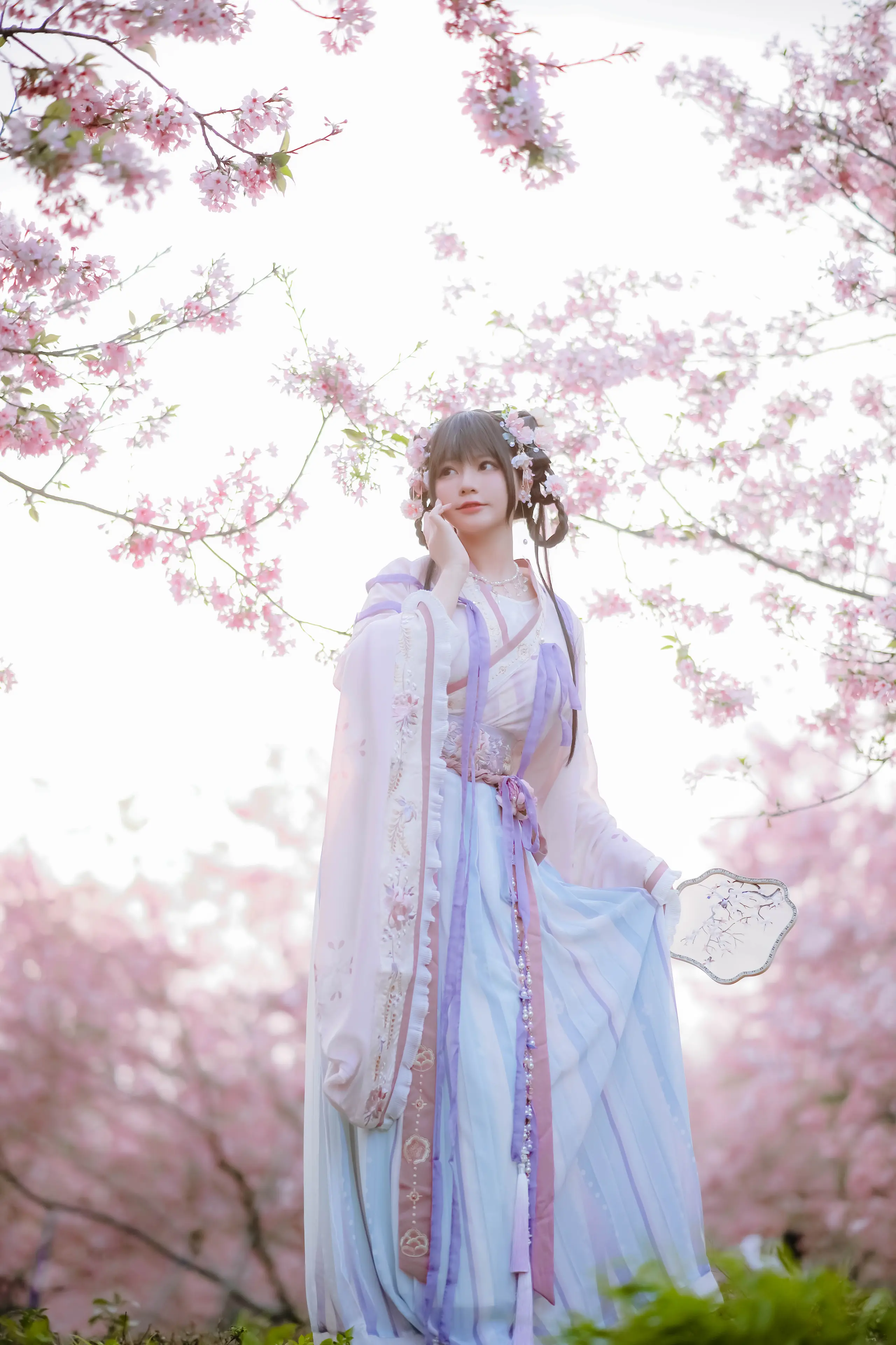 Nyako喵子 樱花汉服 花神祈愿 [52P]