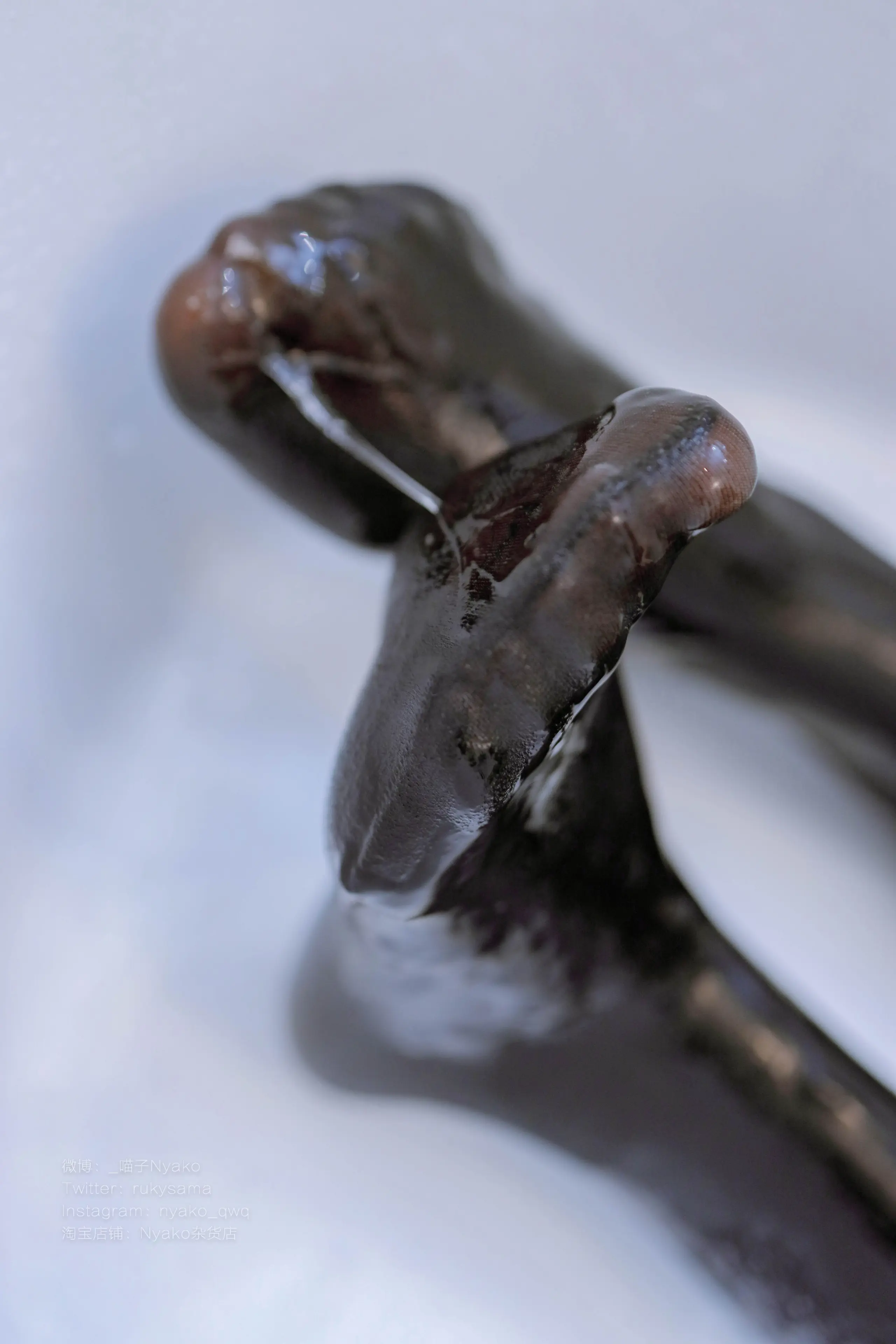 Nyako喵子 竞泳本 黑色透明竞泳 [135P]