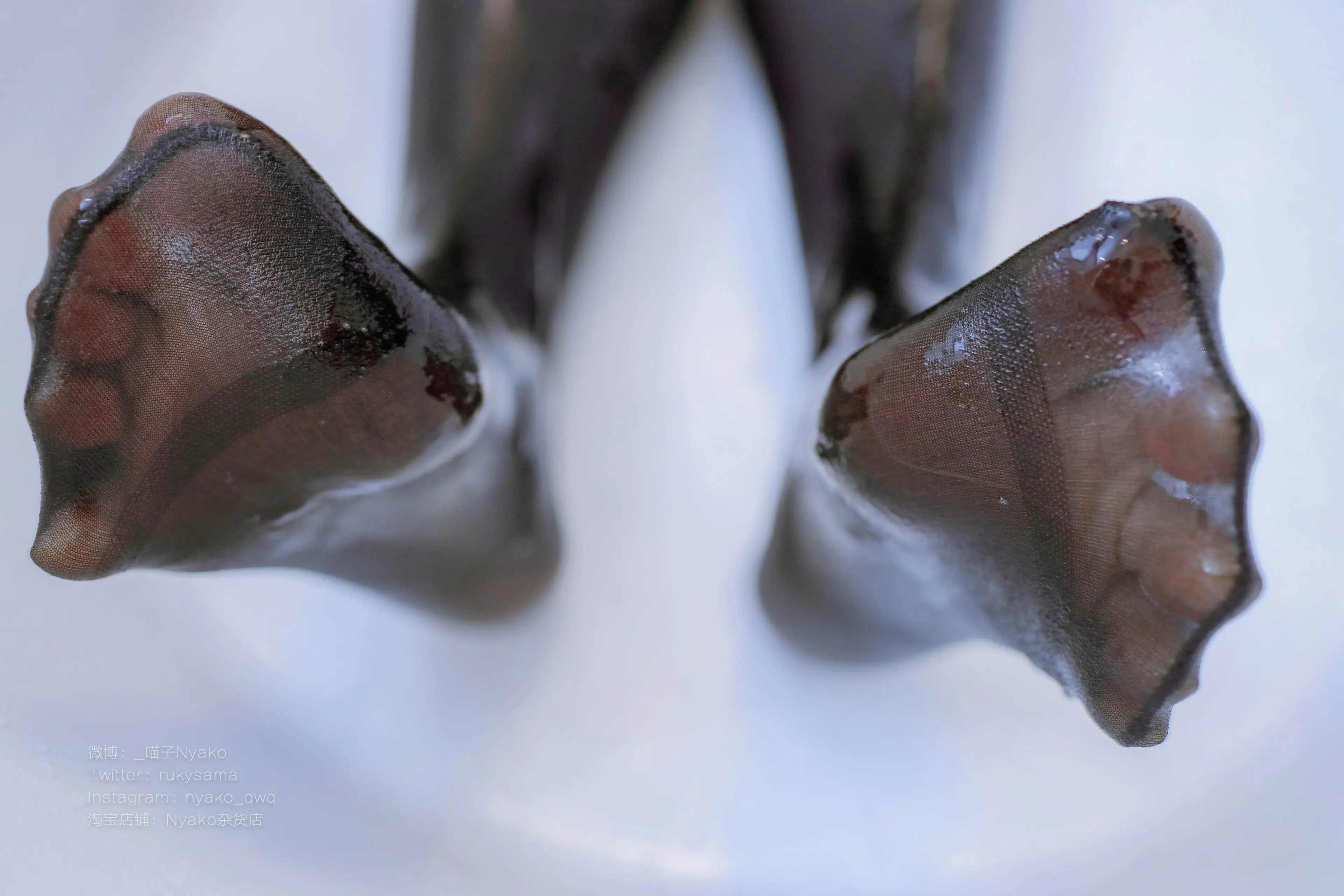 Nyako喵子 竞泳本 黑色透明竞泳 [135P]