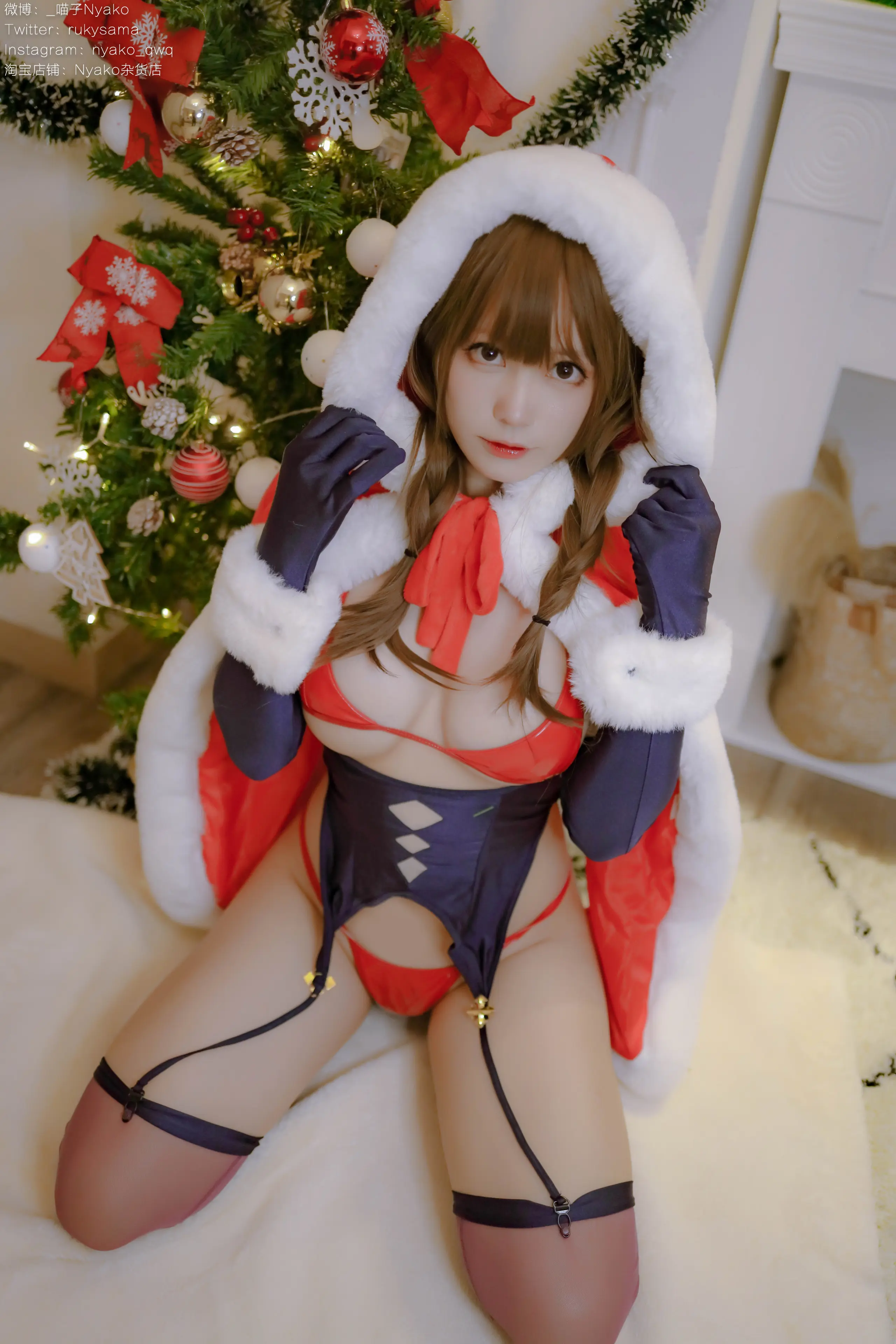 Nyako喵子 Christmas Bunny [155P]