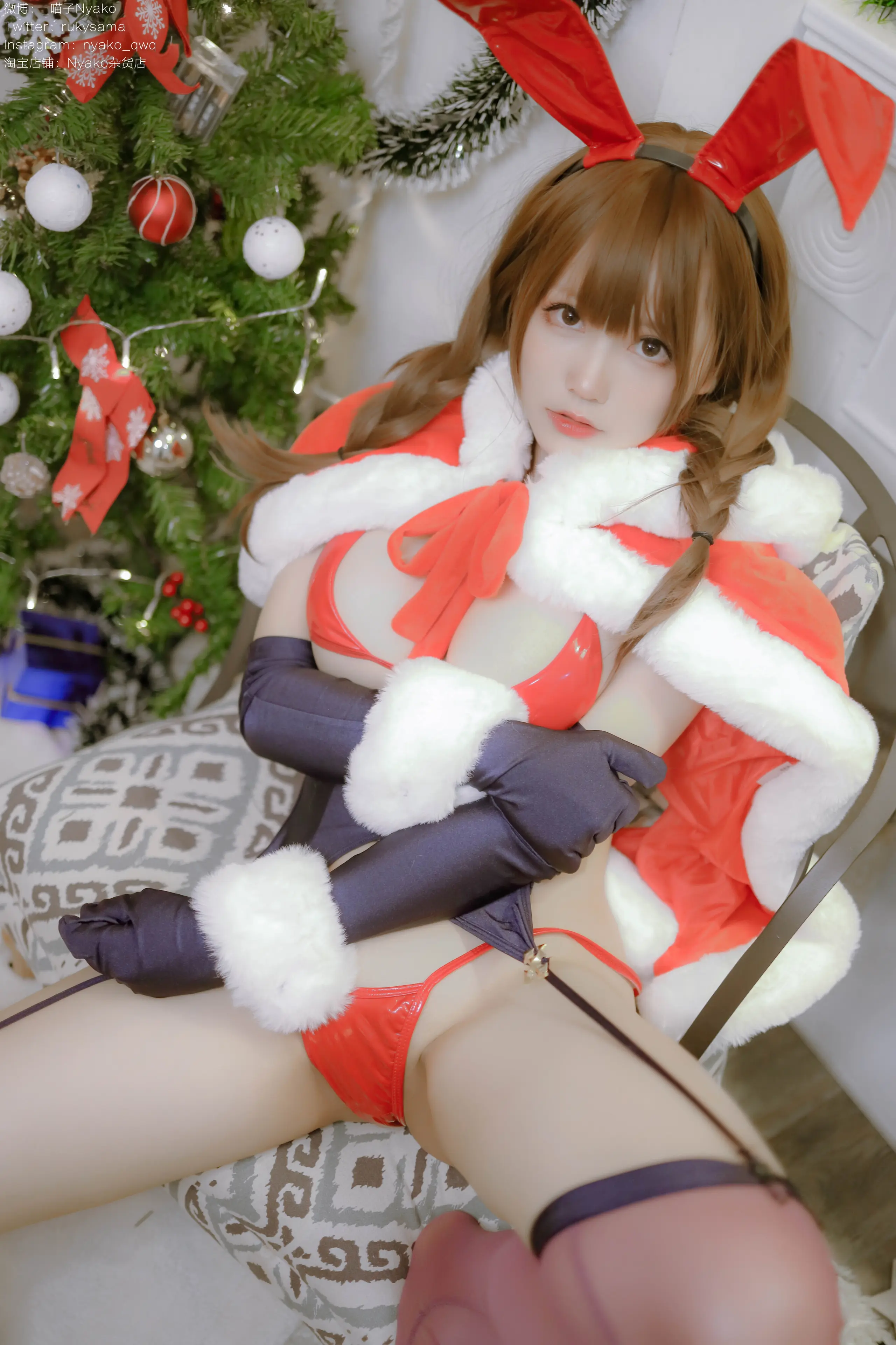 Nyako喵子 Christmas Bunny [155P]