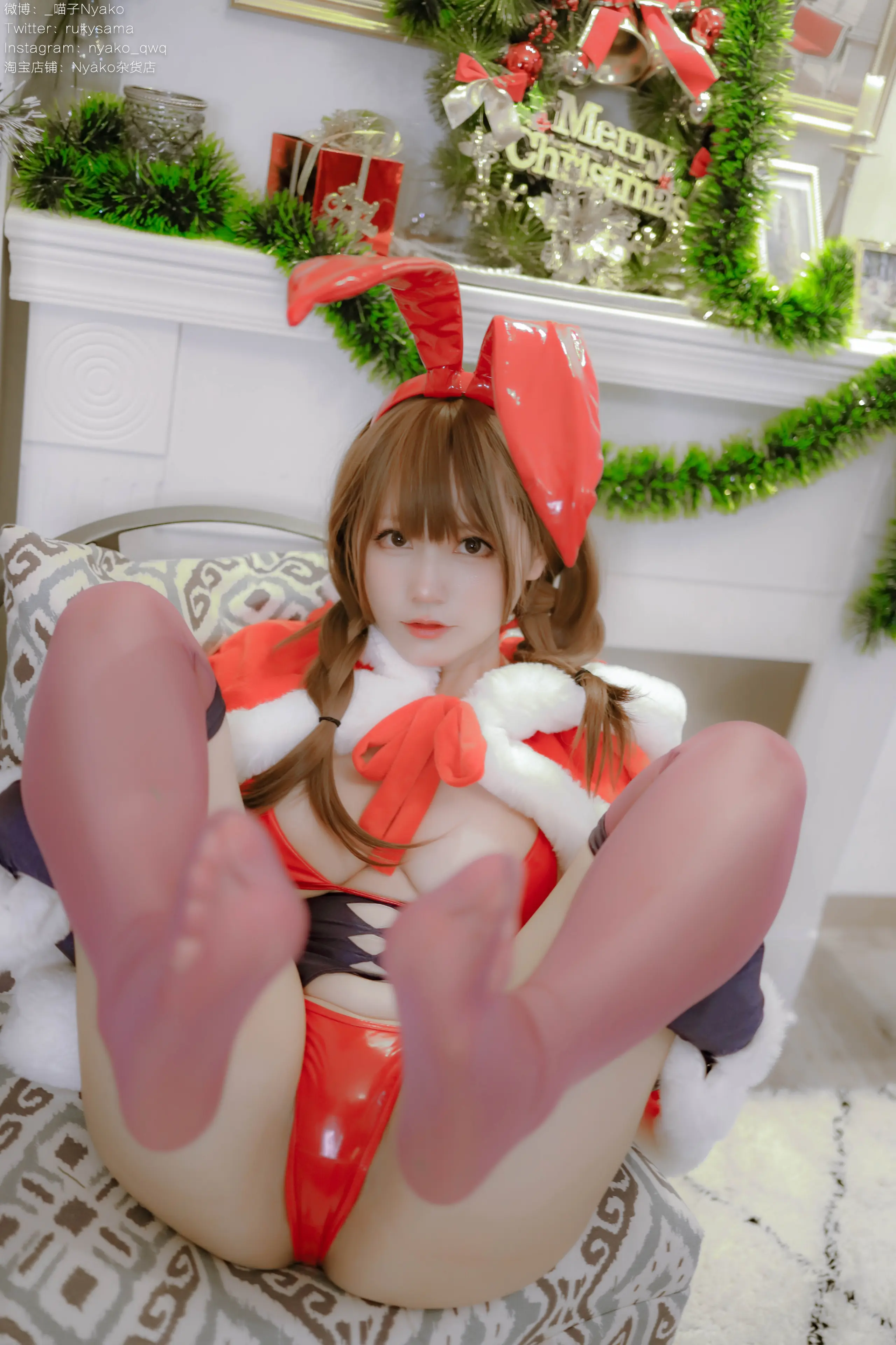 Nyako喵子 Christmas Bunny [155P]