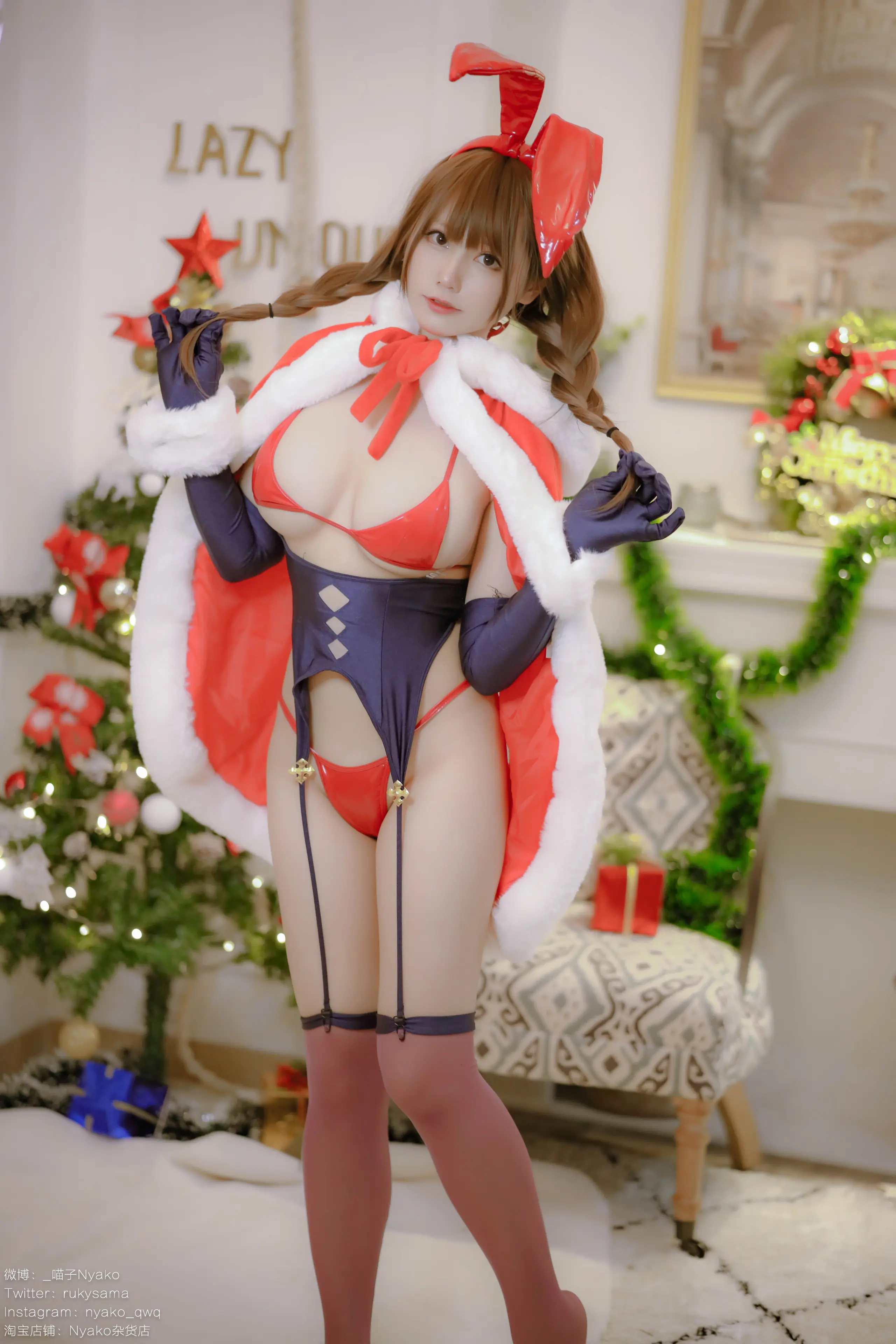 Nyako喵子 Christmas Bunny [155P]