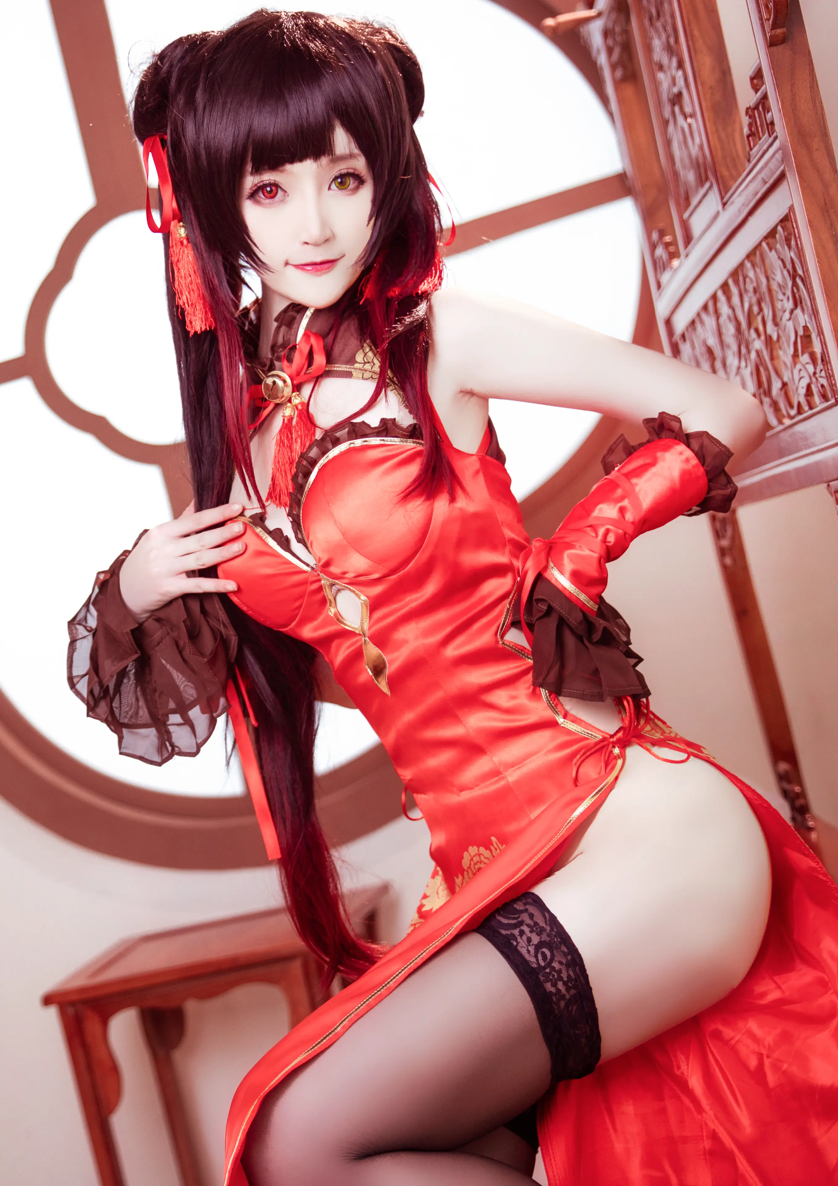 yui金鱼 时崎狂三-旗袍 [8P]