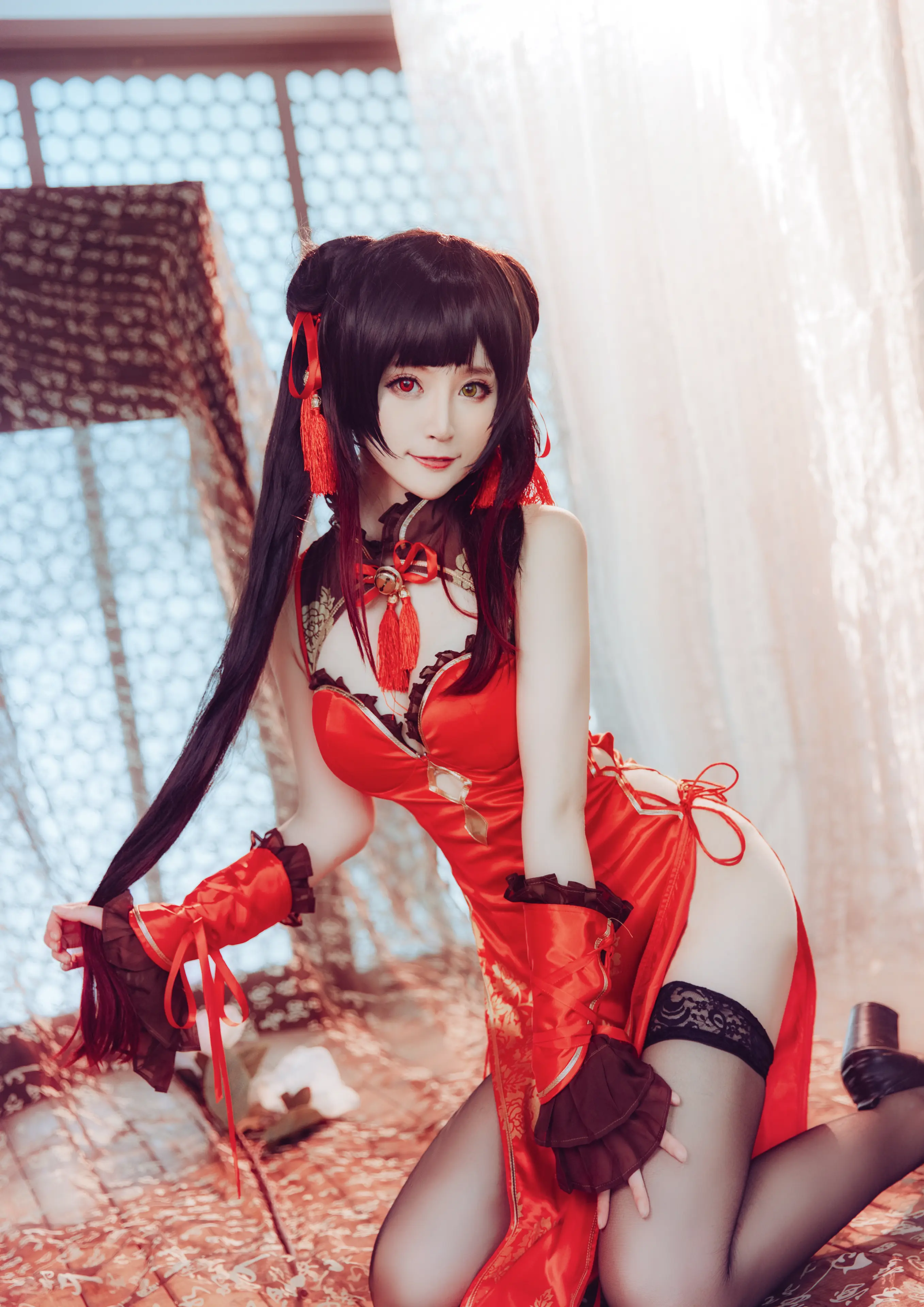 yui金鱼 时崎狂三-旗袍 [8P]