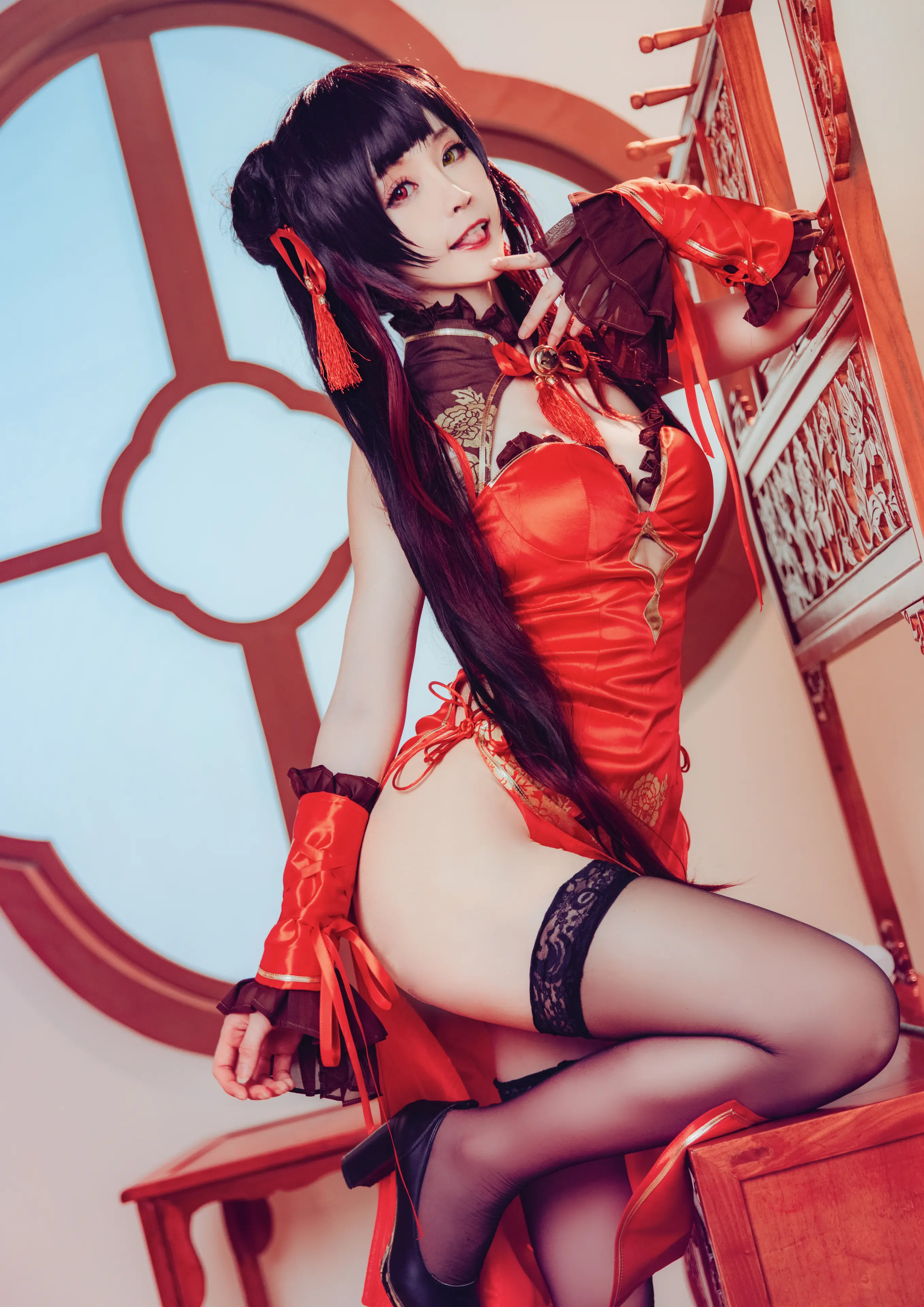 yui金鱼 时崎狂三-旗袍 [8P]