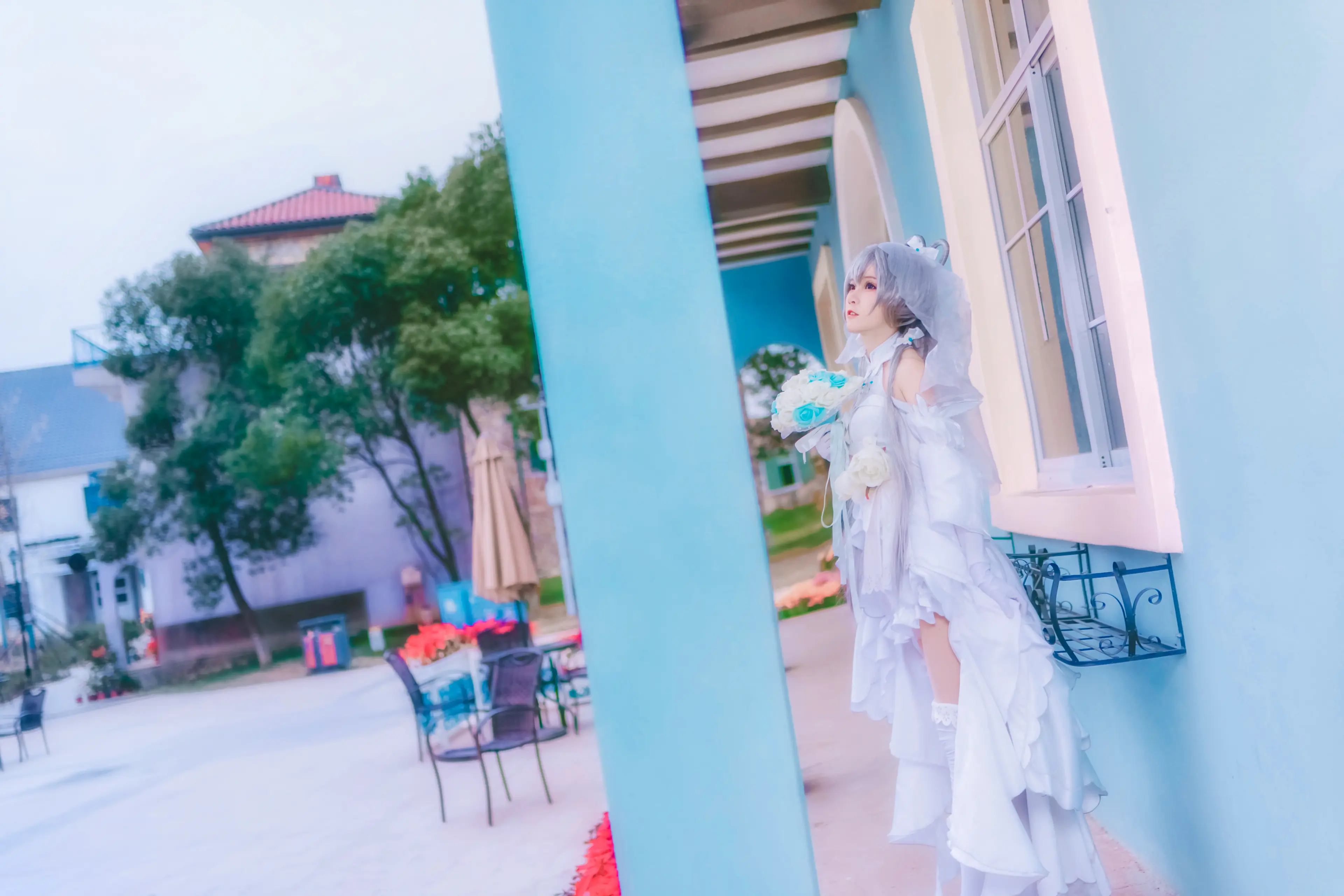 yui金鱼 洛天依婚纱 [8P]