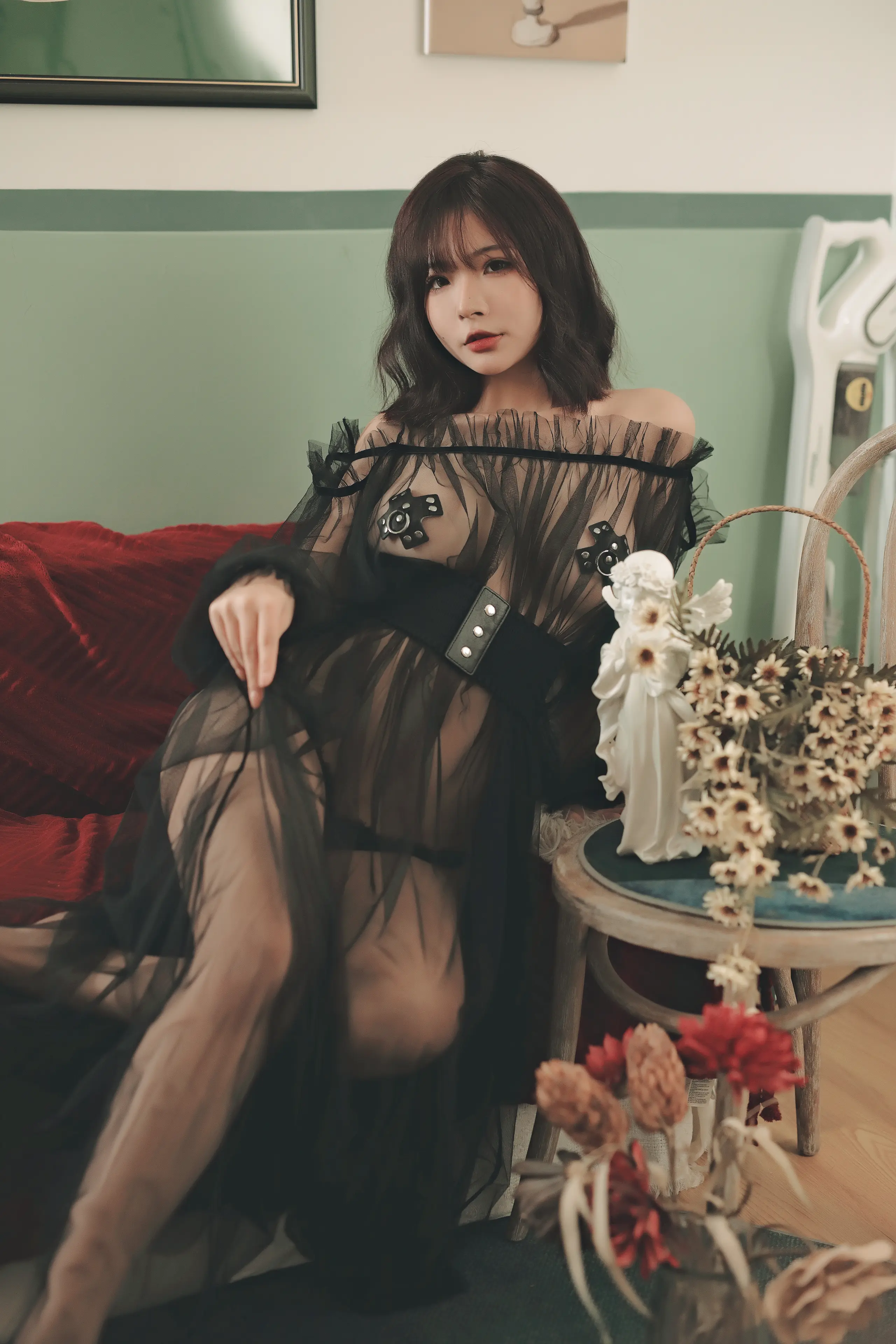 yuuhui玉汇 爱欲之神 黑纱朦胧+绳缚 [104P]