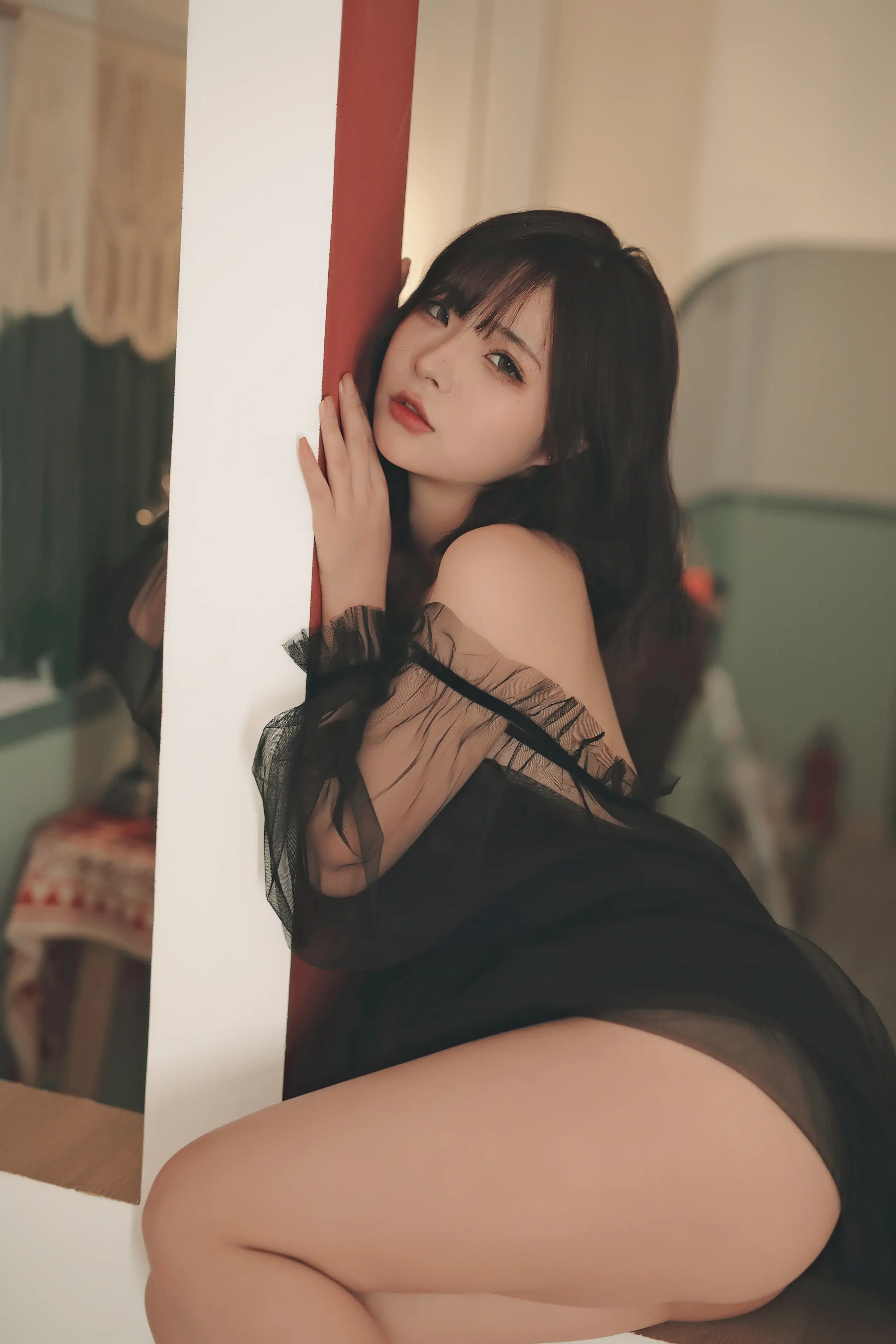 yuuhui玉汇 爱欲之神 黑纱朦胧+绳缚 [104P]