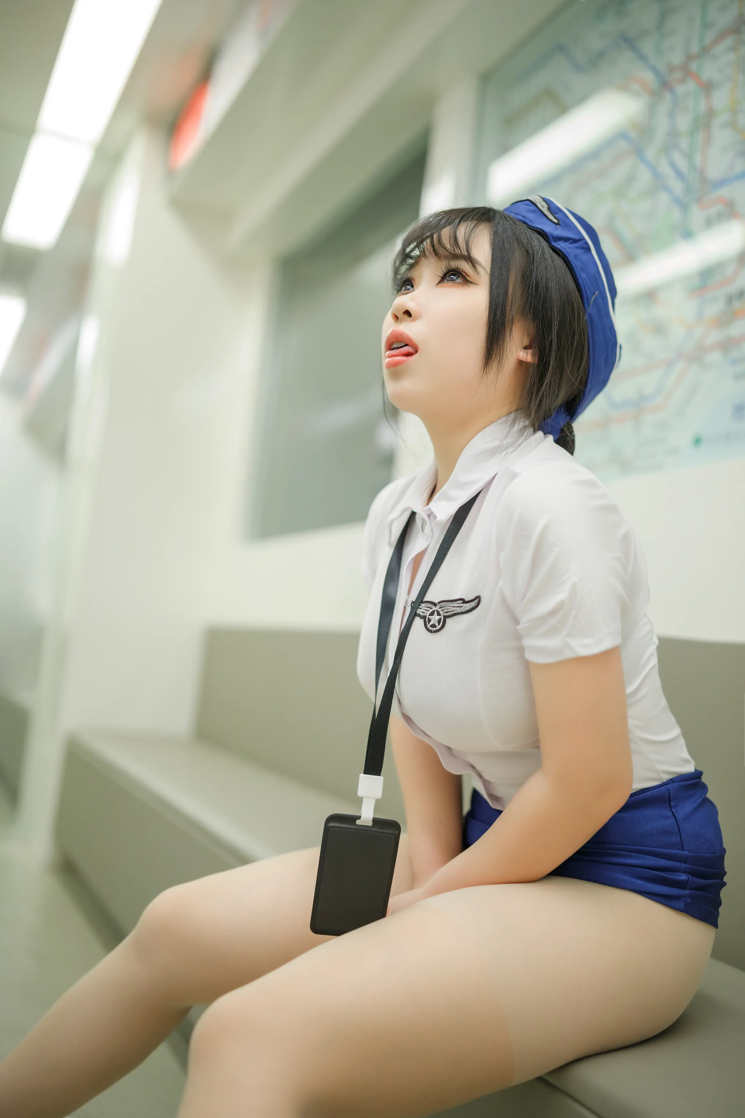 yuuhui玉汇 胡桃猫 – 电车 [164P]